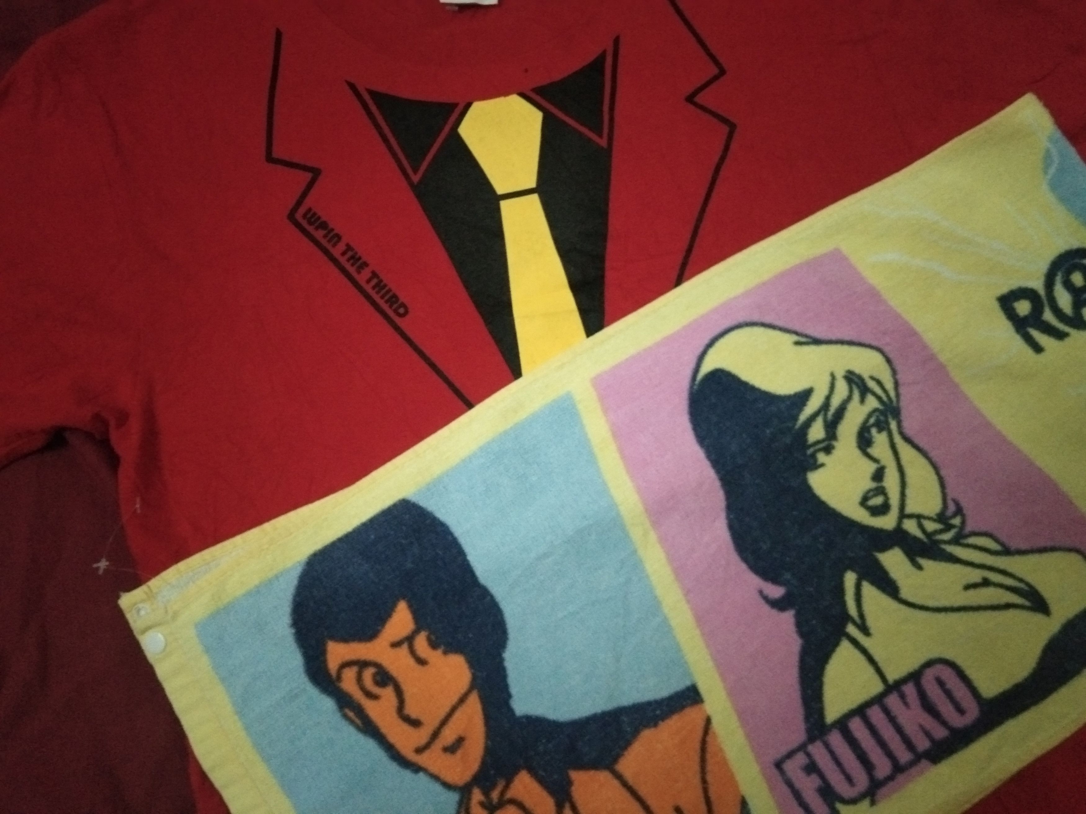 Cartoon Network Combo 💣💥 Lupin The Third 3rd tshirt + towel Size US M / EU 48-50 / 2 - 1 Thumbnail