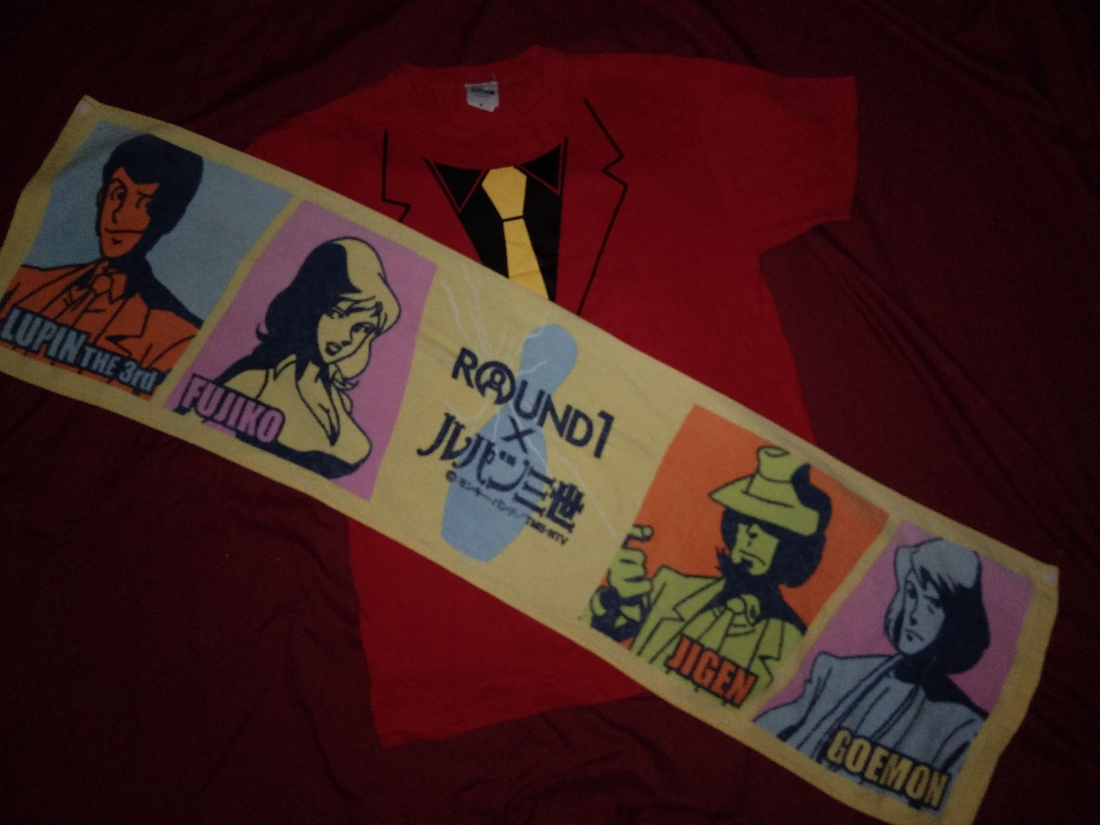 Cartoon Network Combo 💣💥 Lupin The Third 3rd tshirt + towel Size US M / EU 48-50 / 2 - 4 Thumbnail