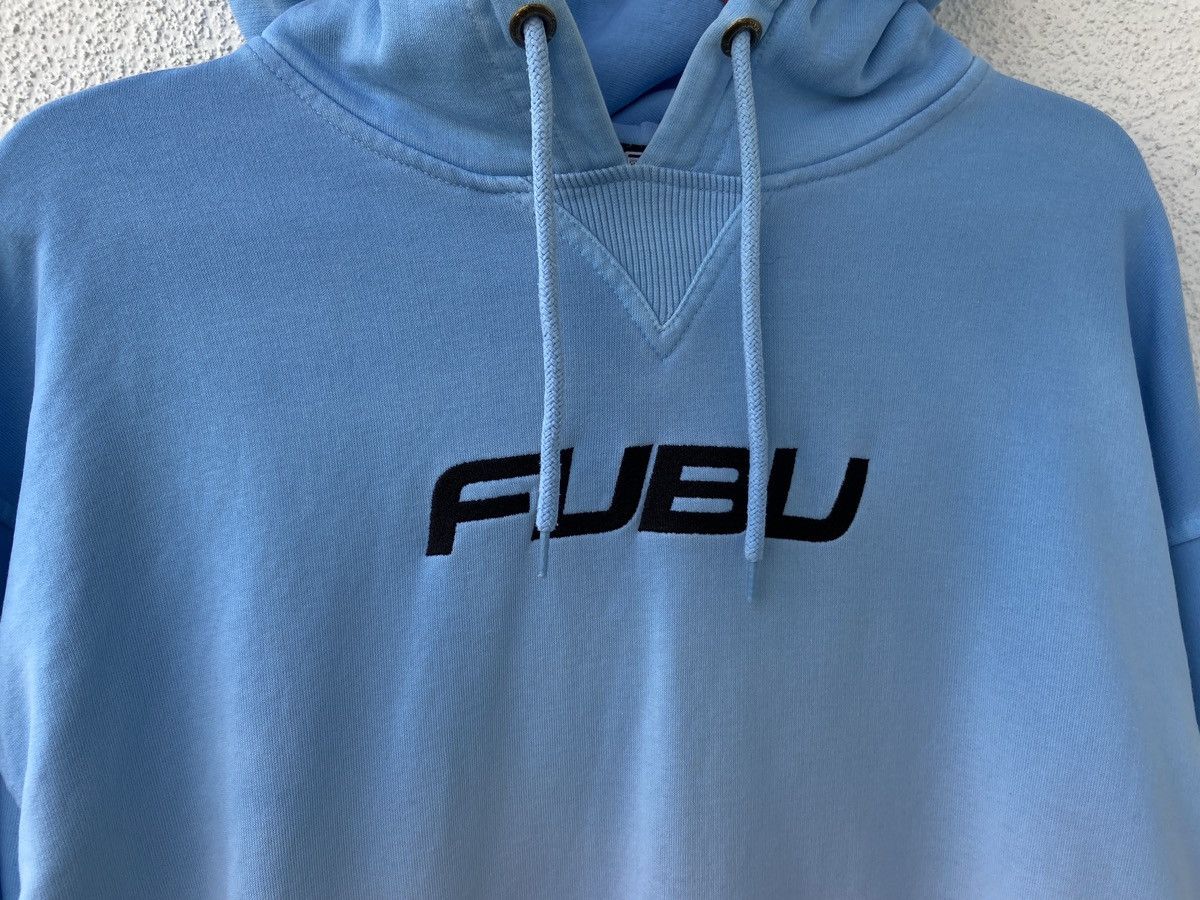 Fubu Fubu blue gradient embroidered oversize hoodie Size US M / EU 48-50 / 2 - 2 Thumbnail