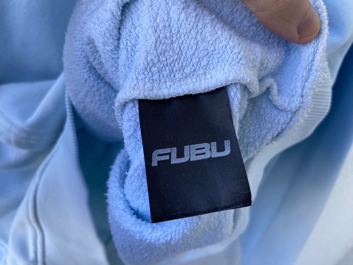 Fubu Fubu blue gradient embroidered oversize hoodie Size US M / EU 48-50 / 2 - 8 Thumbnail