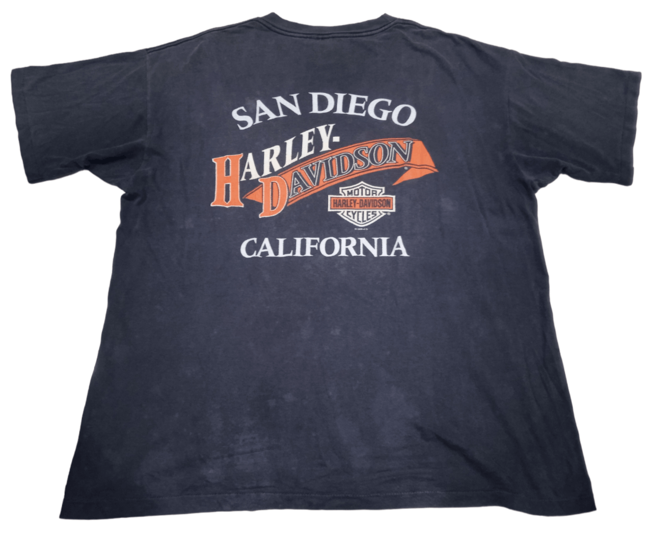Harley Davidson VINTAGE 1995 Harley Davidson T-Shirt Thrashed Size US XL / EU 56 / 4 - 2 Thumbnail