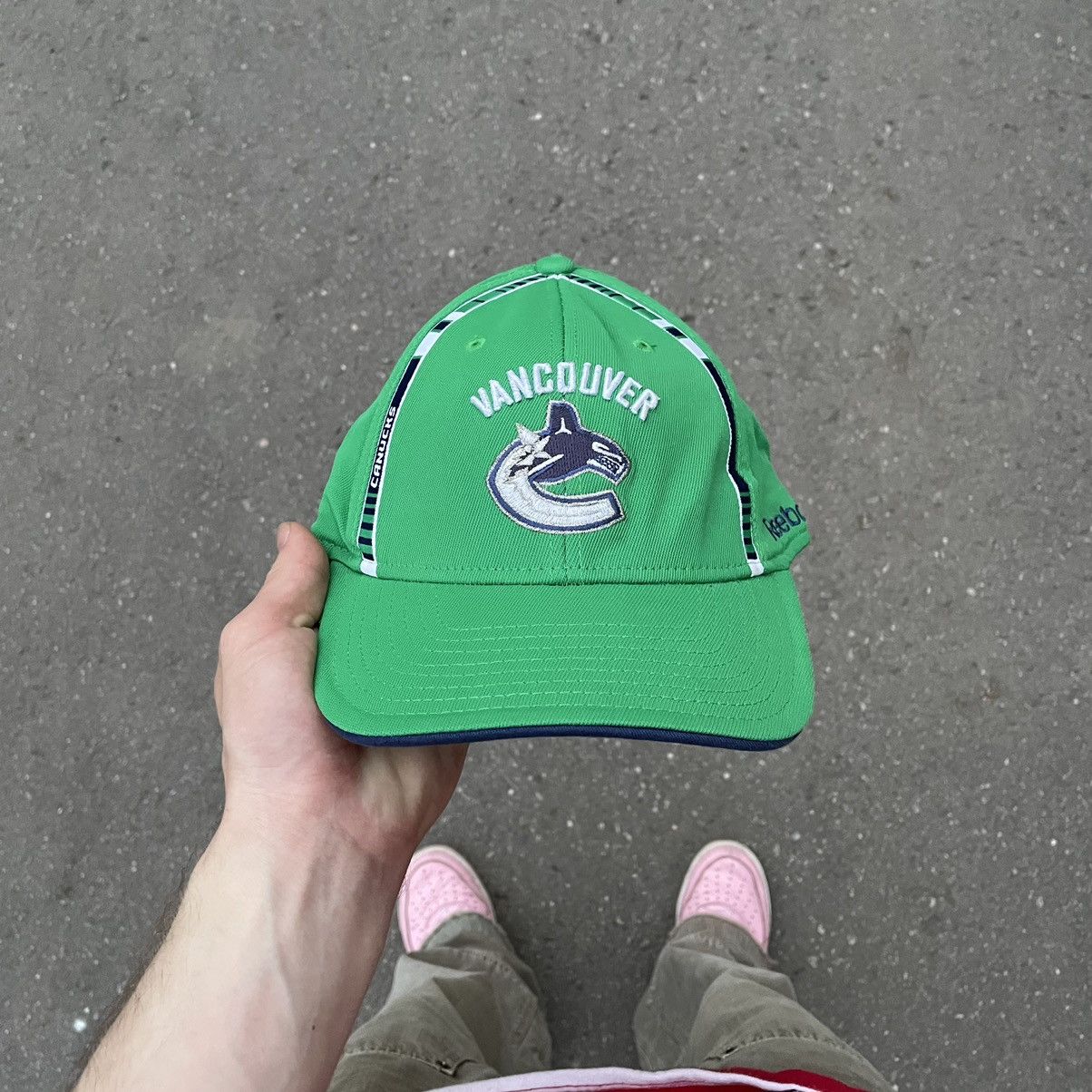 Reebok Vintage 90s Vancouver Reebok Art Kanye Cap Hat Streetwear Size ONE SIZE - 1 Thumbnail