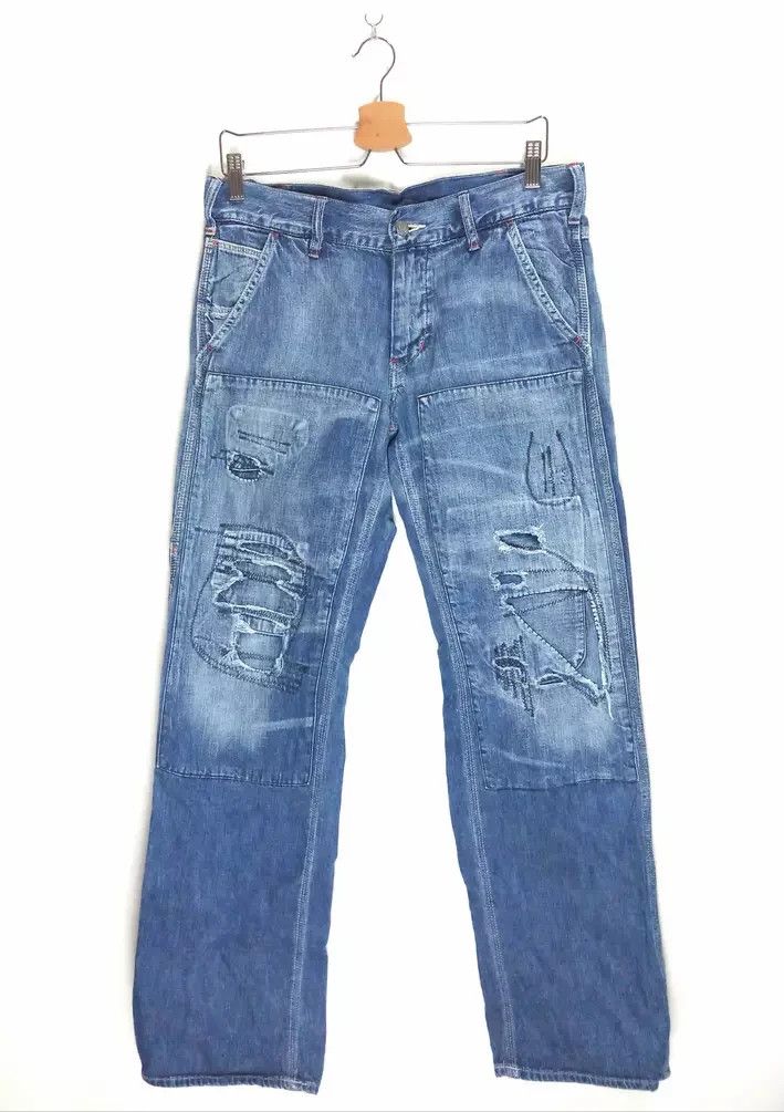 Japanese Brand Japanese Brand Denim & Dungarees Patchwork Denim Size US 30 / EU 46 - 1 Thumbnail