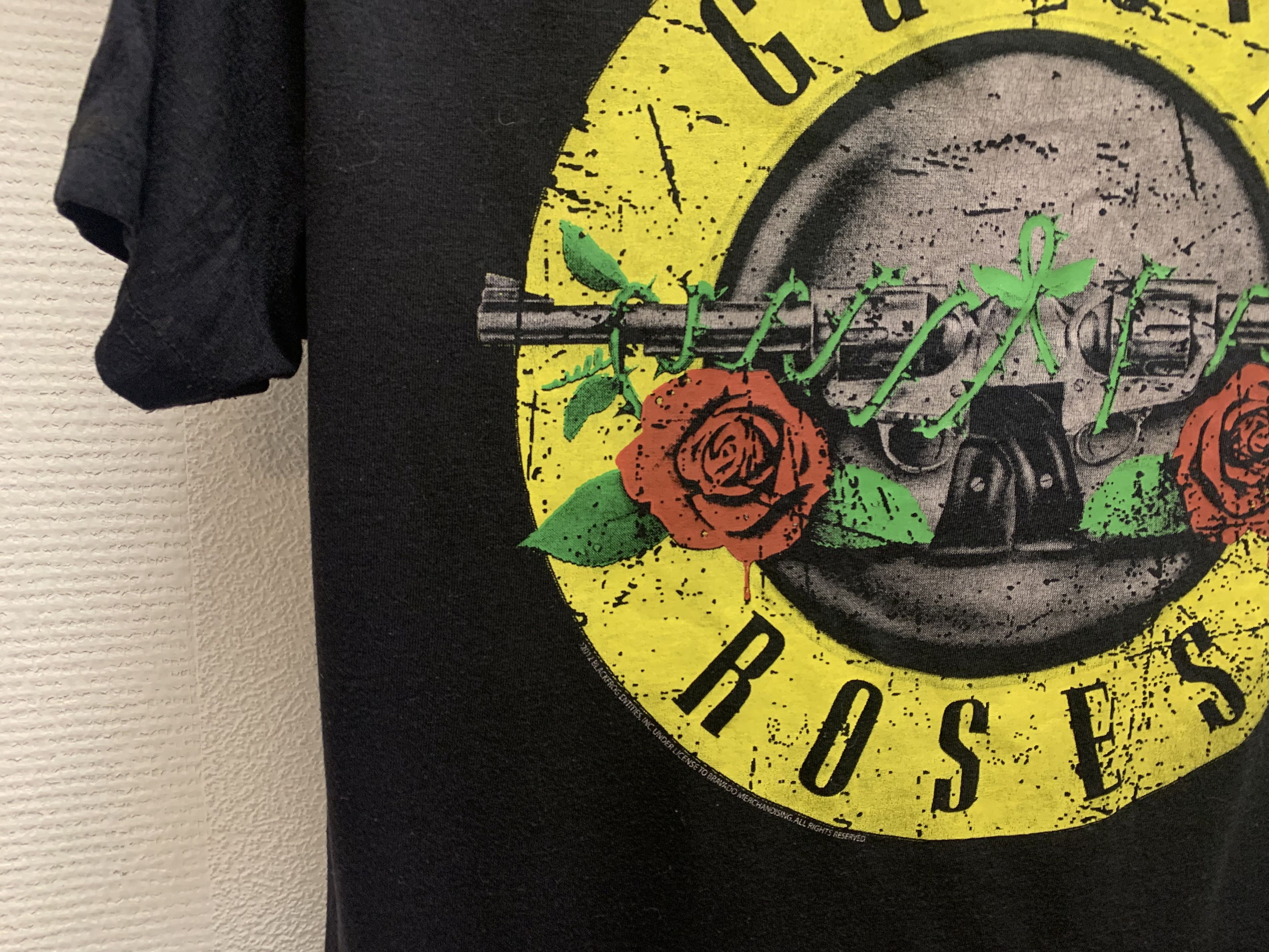 Band Tees Guns N Roses big logo black t-shirt 2012 M rock band Size US M / EU 48-50 / 2 - 2 Thumbnail