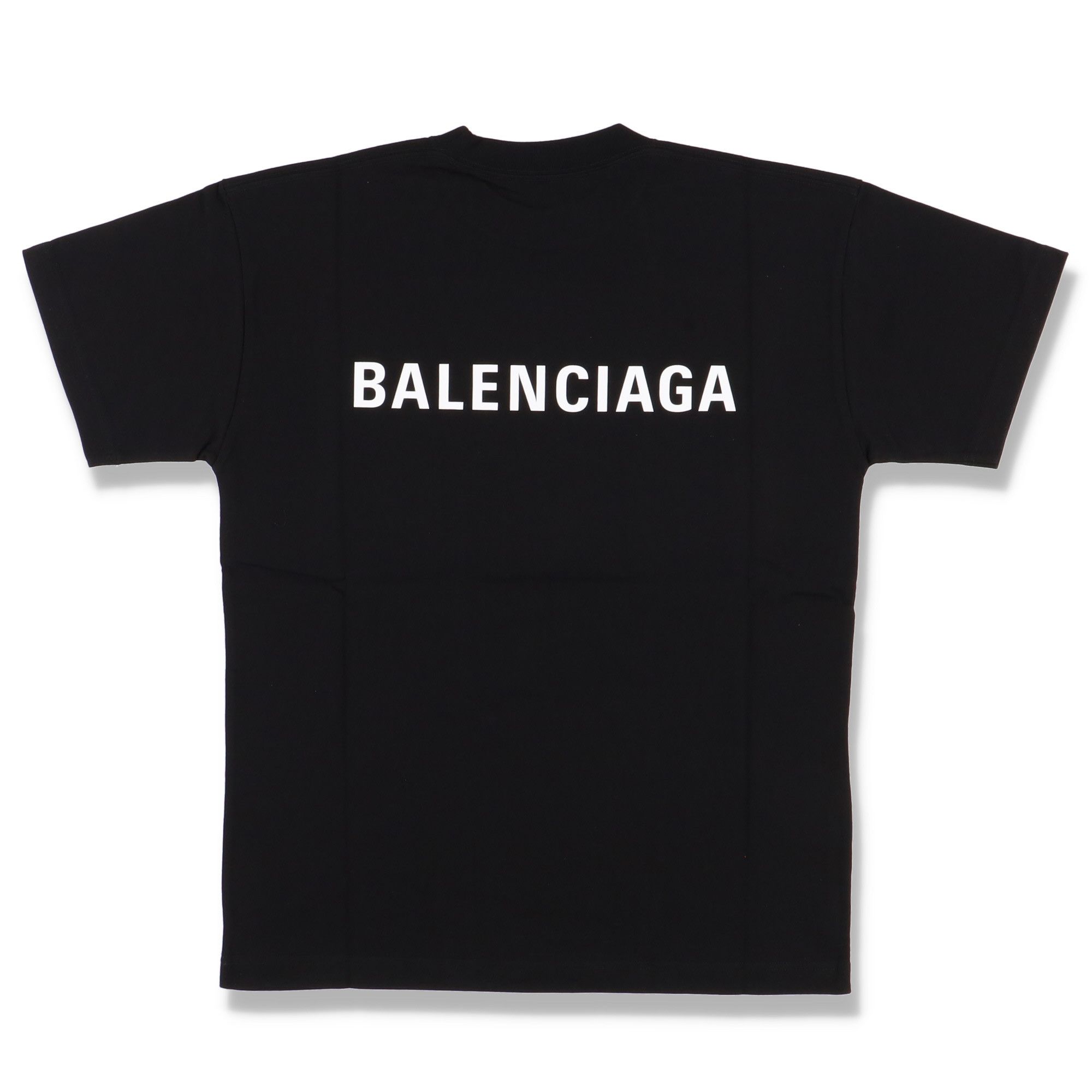 Balenciaga Black Vintage Logo Print Relaxed T-Shirt Size XS / US 0-2 / IT 36-38 - 1 Thumbnail