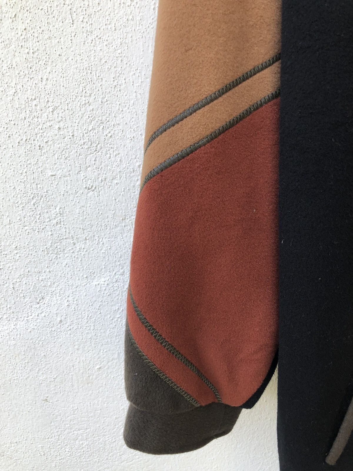 Other FranceDesigner PhilipeVallereuil Overcoat Patchwork Size M / US 6-8 / IT 42-44 - 5 Thumbnail