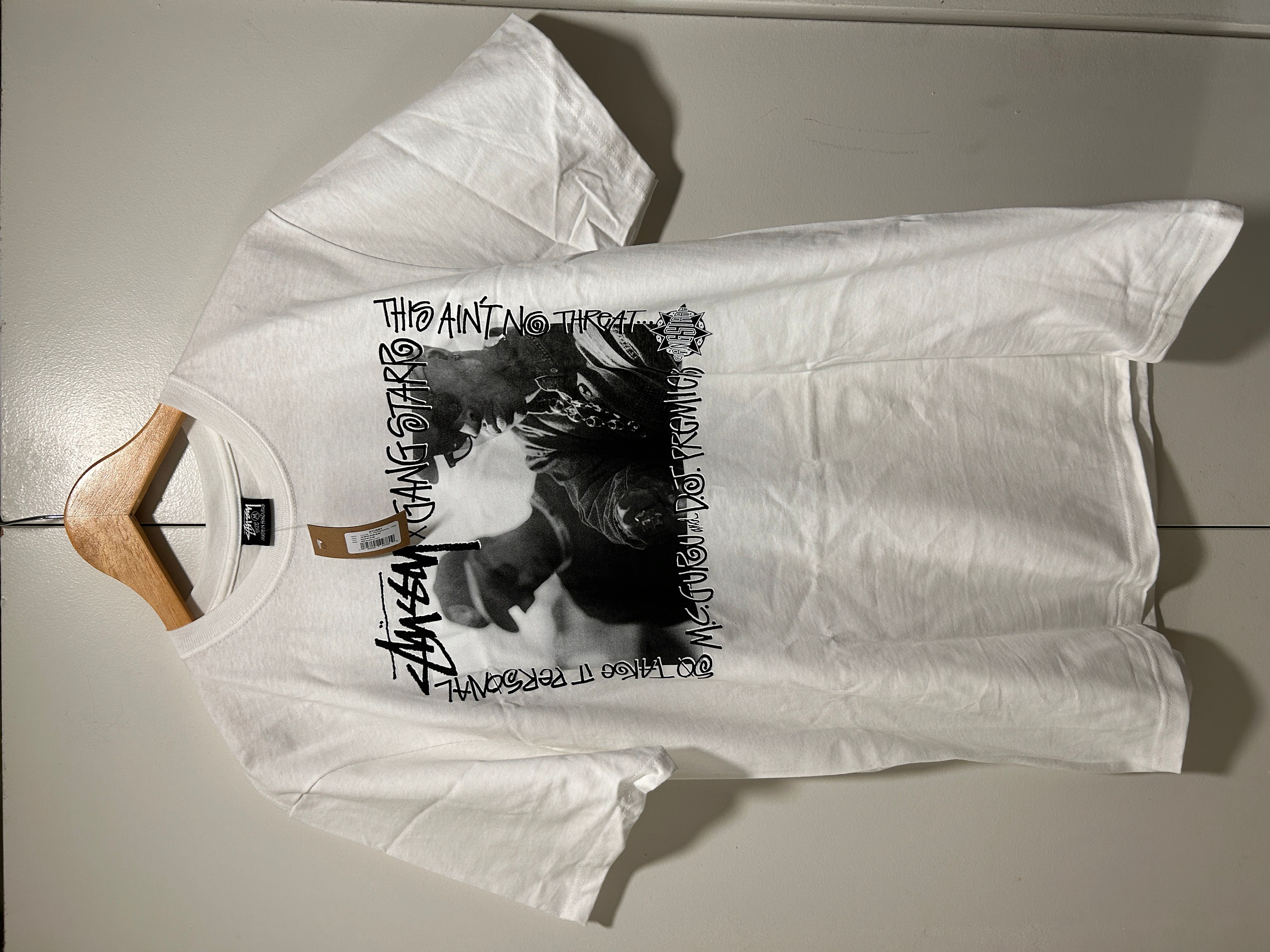 Stussy Stussy Gang Starr Take It Personal Tee - white | Grailed