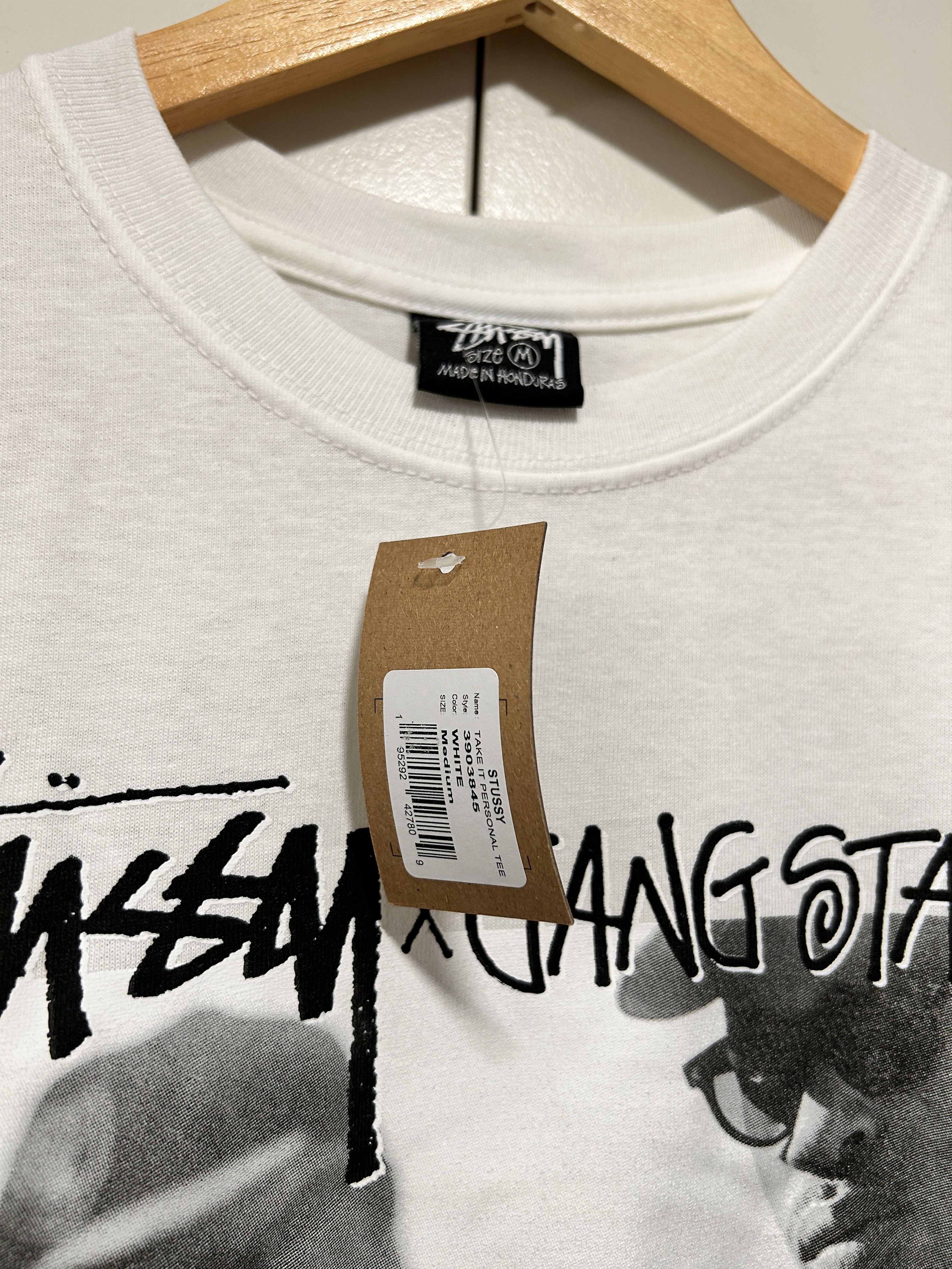 Stussy Stussy Gang Starr Take It Personal Tee - white Size US M / EU 48-50 / 2 - 3 Thumbnail