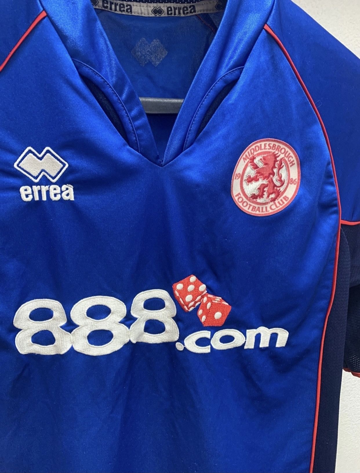Vintage Middlesbrough vintage soccer jersey errea 888.com L size Size US L / EU 52-54 / 3 - 5 Thumbnail