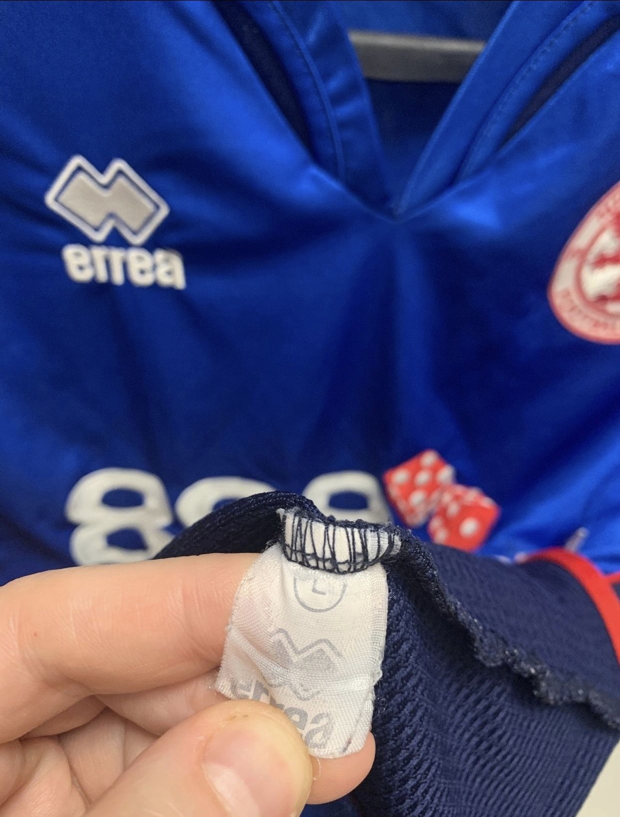 Vintage Middlesbrough vintage soccer jersey errea 888.com L size Size US L / EU 52-54 / 3 - 4 Thumbnail