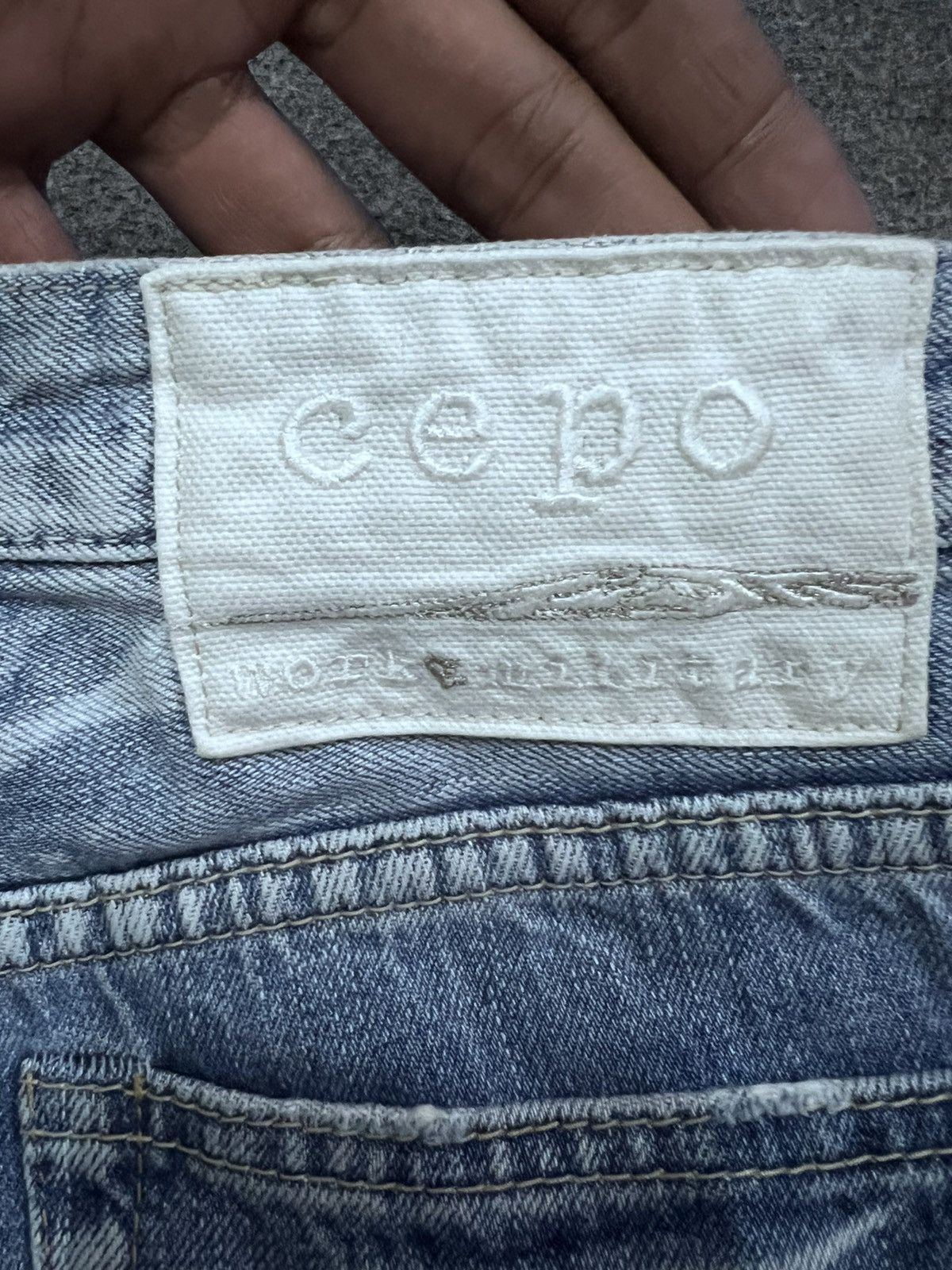 Japanese Brand SICK🔥Cepo Work& Military Patchwork Inspired Kapital Size US 30 / EU 46 - 8 Thumbnail