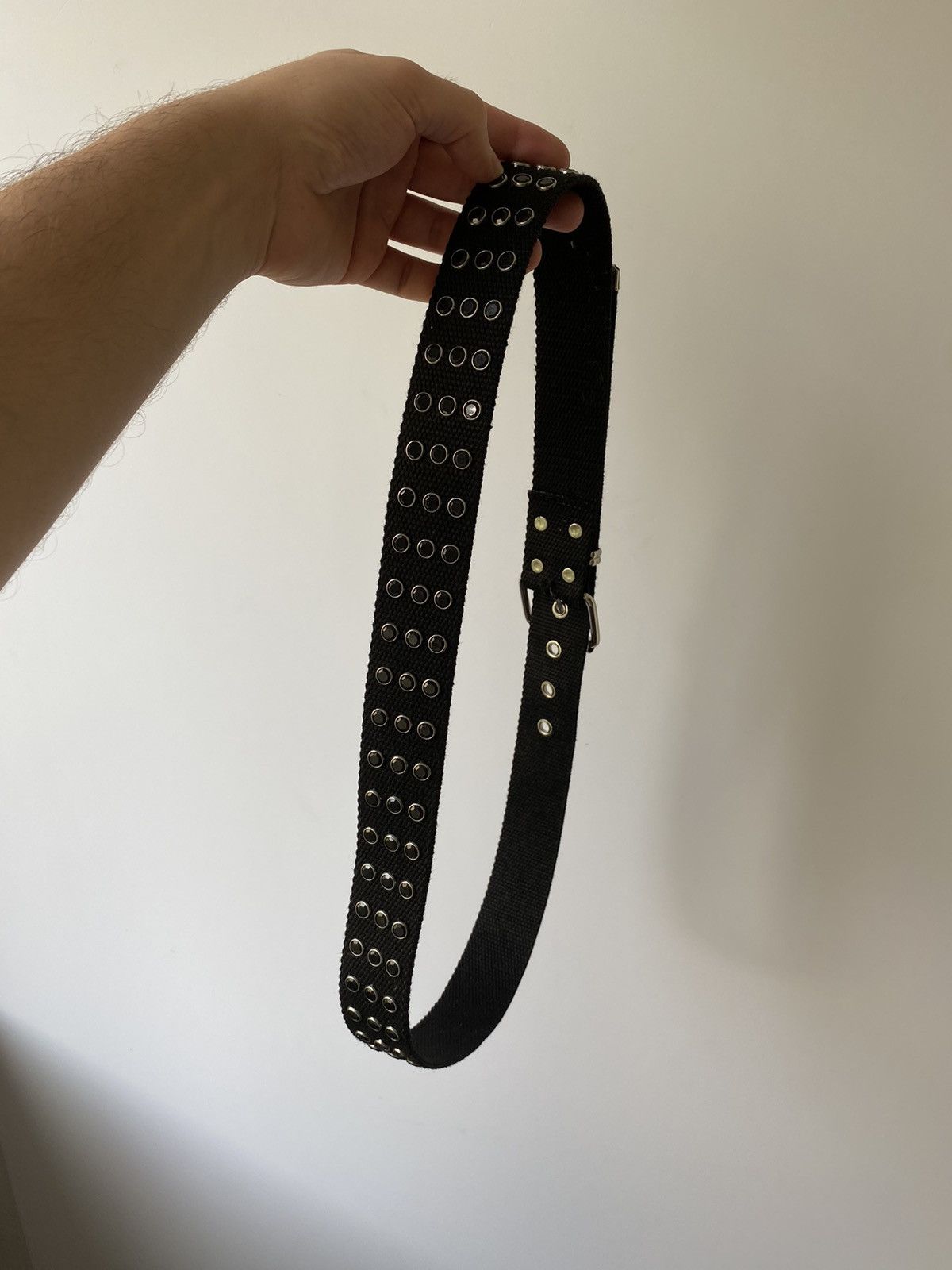 Japanese Brand 🇺🇸 Vintage 90s Japanese Metal Punk Rock Emo Goth Belt Japan Size ONE SIZE - 3 Thumbnail
