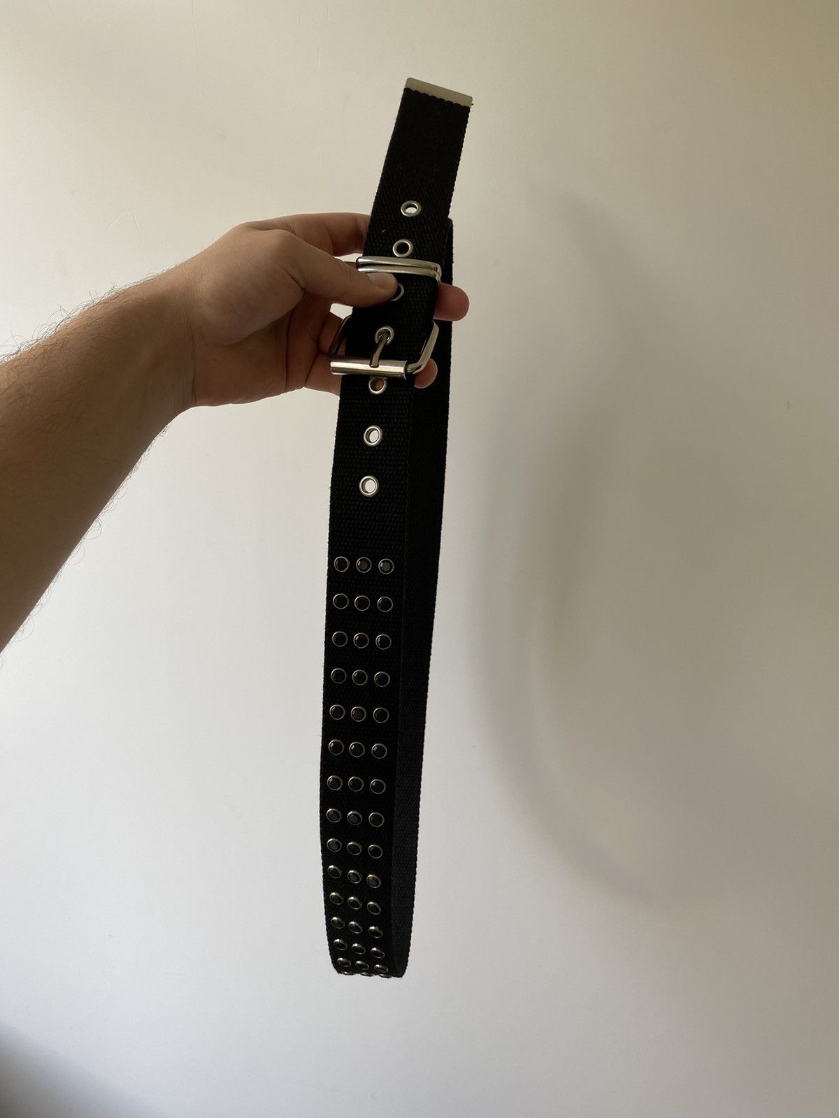 Japanese Brand 🇺🇸 Vintage 90s Japanese Metal Punk Rock Emo Goth Belt Japan Size ONE SIZE - 1 Thumbnail