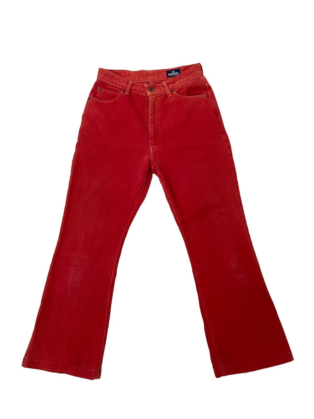 Japanese Brand Flare Jeans Vtg Brappers High Rise Boot Cut 11🟦 Size US 28 / EU 44 - 2 Thumbnail