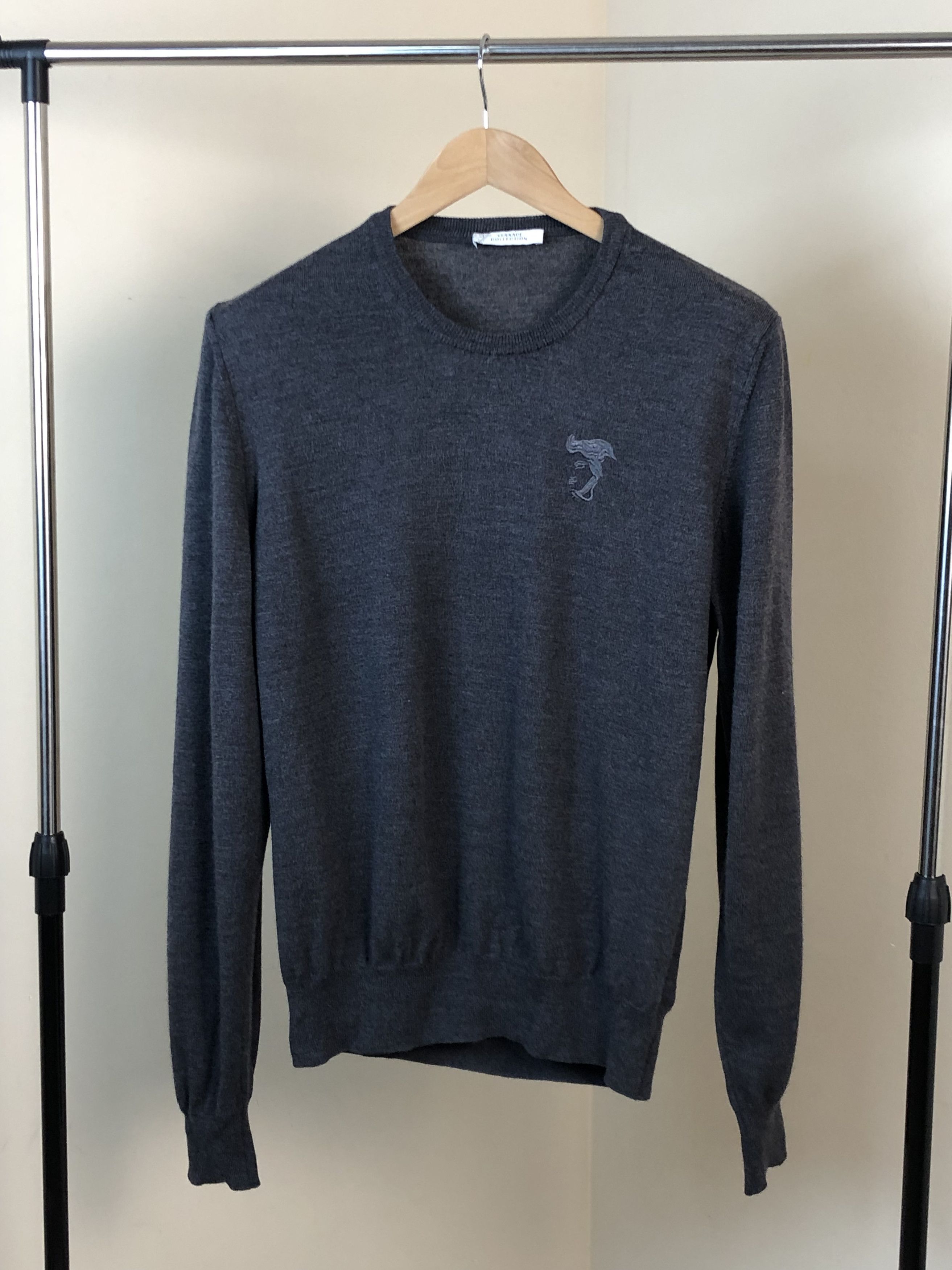 Versace Versace collection wool knit sweater pulover Size US XL / EU 56 / 4 - 1 Thumbnail