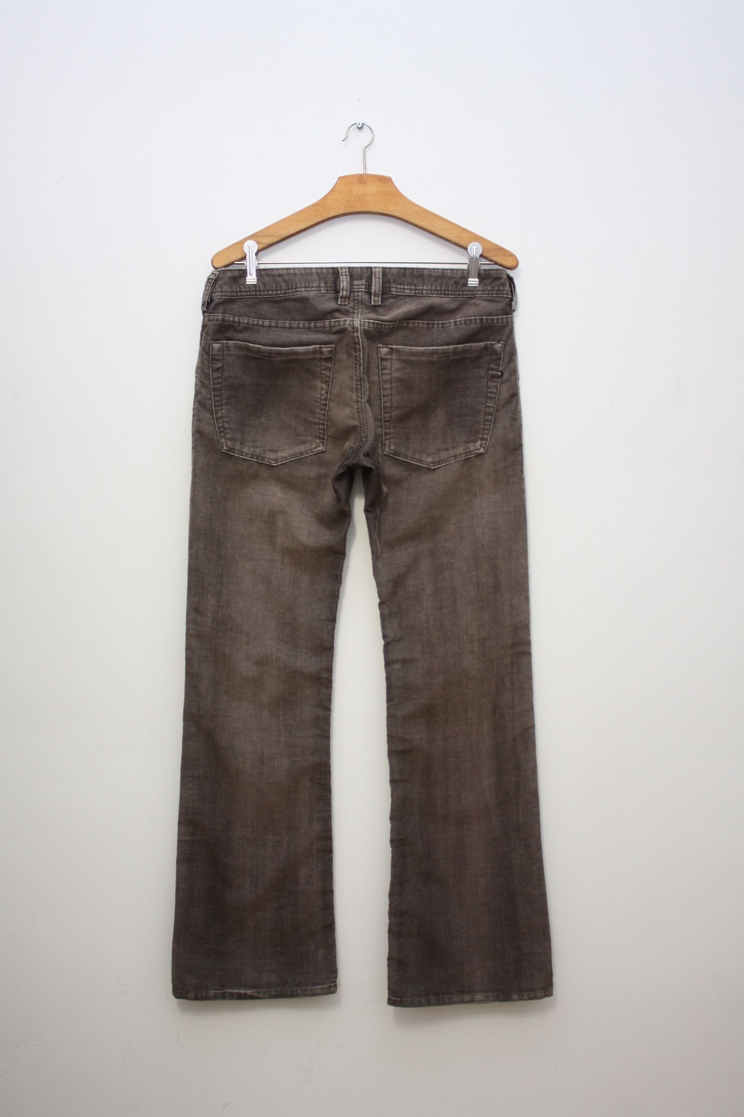 Diesel × Vintage Diesel Vintage Corduroy Flared Denim Jeans Men's | Grailed
