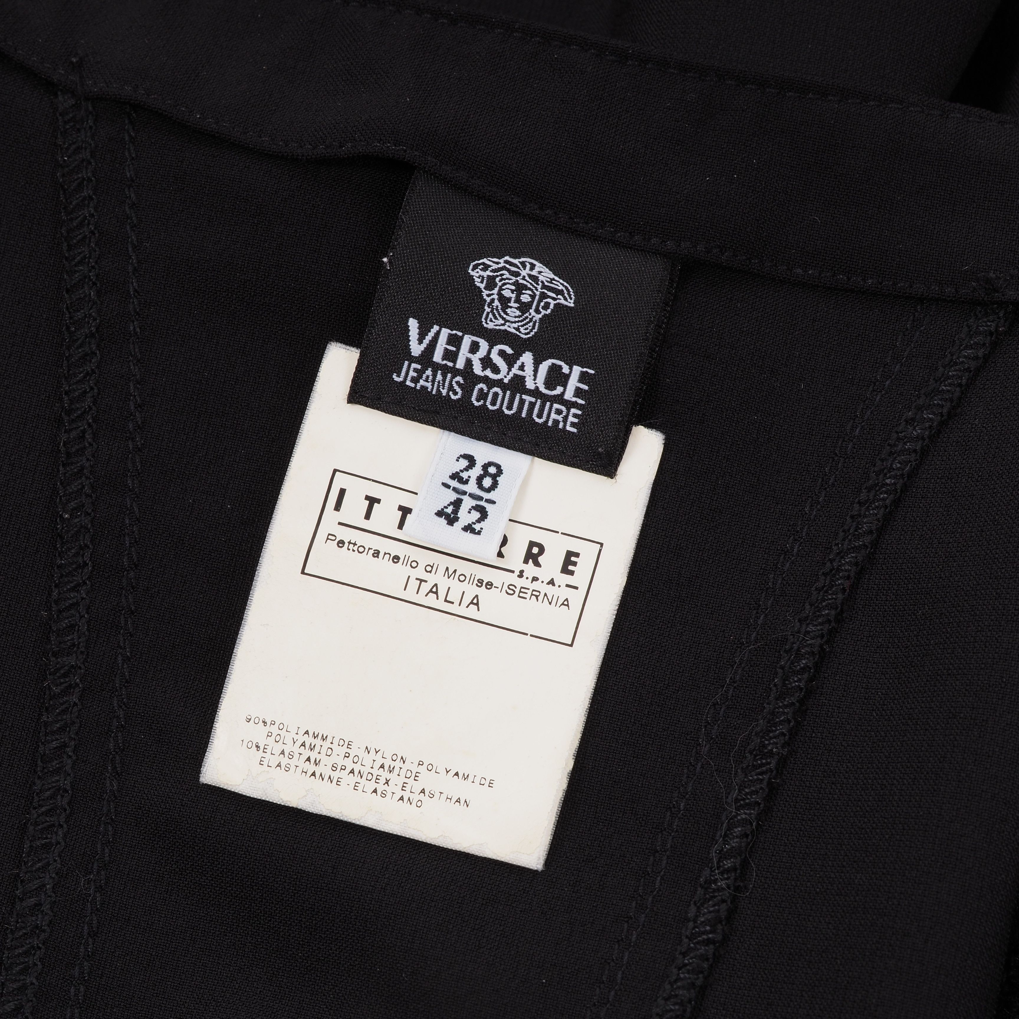 Versace Jeans Couture Versace Jeans Couture Vintage Zip Strap Detail Mini Dress Size M / US 6-8 / IT 42-44 - 8 Thumbnail