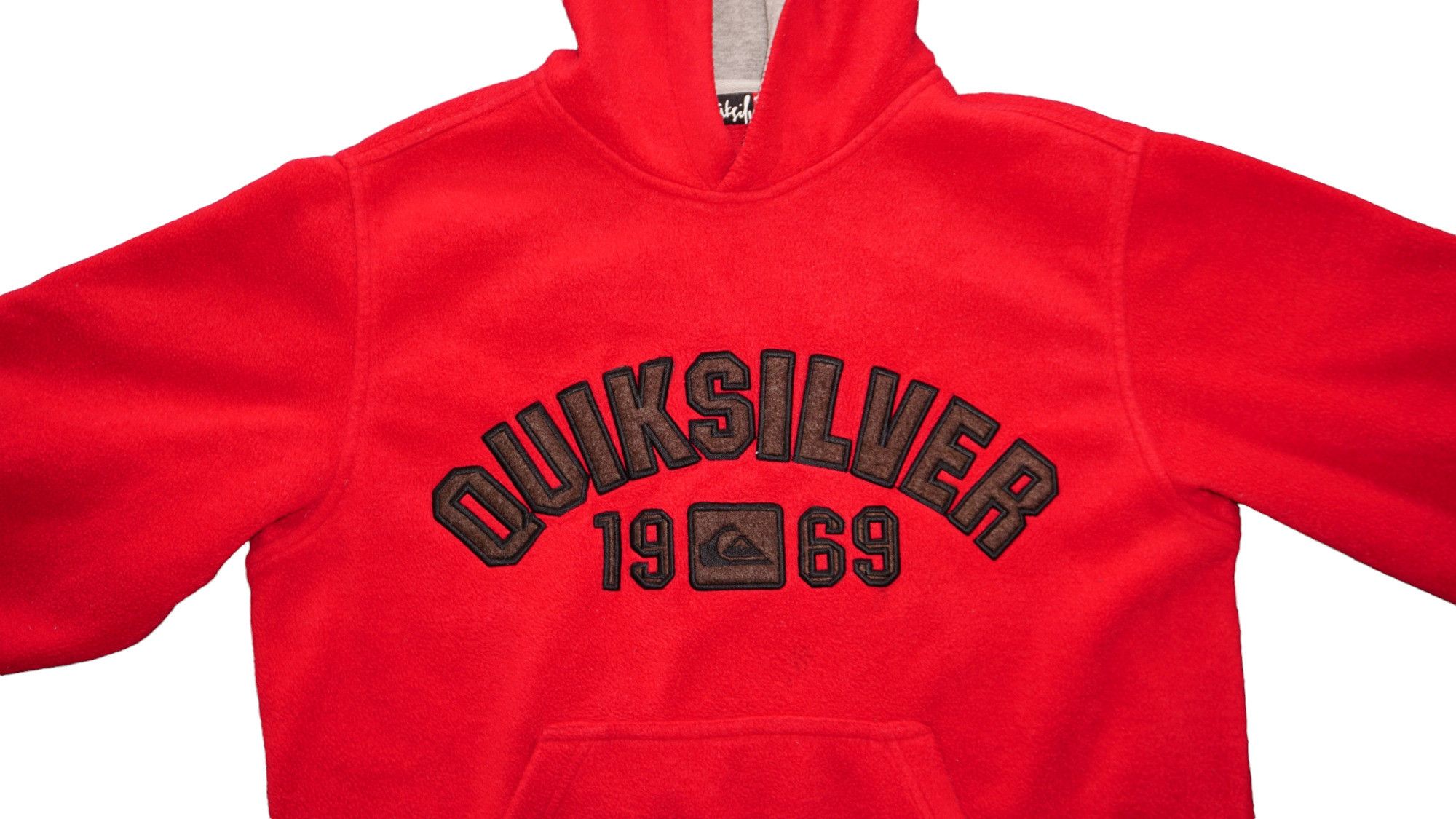 Quiksilver × Vintage Quicksilver Y2K Vintage Big Logo Fleece Sweatshirt Hoodie Size US S / EU 44-46 / 1 - 3 Thumbnail
