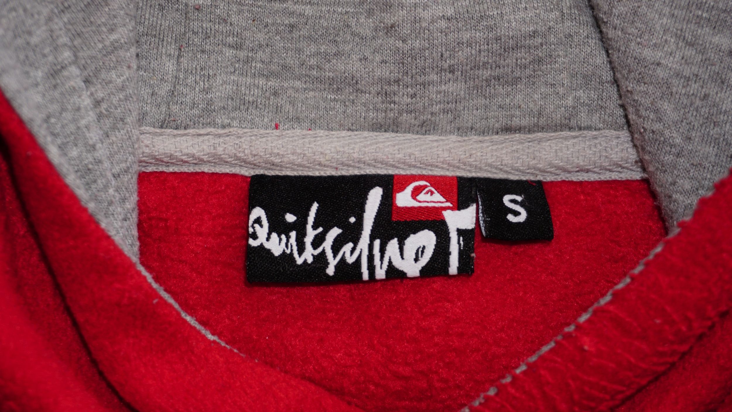 Quiksilver × Vintage Quicksilver Y2K Vintage Big Logo Fleece Sweatshirt Hoodie Size US S / EU 44-46 / 1 - 7 Thumbnail