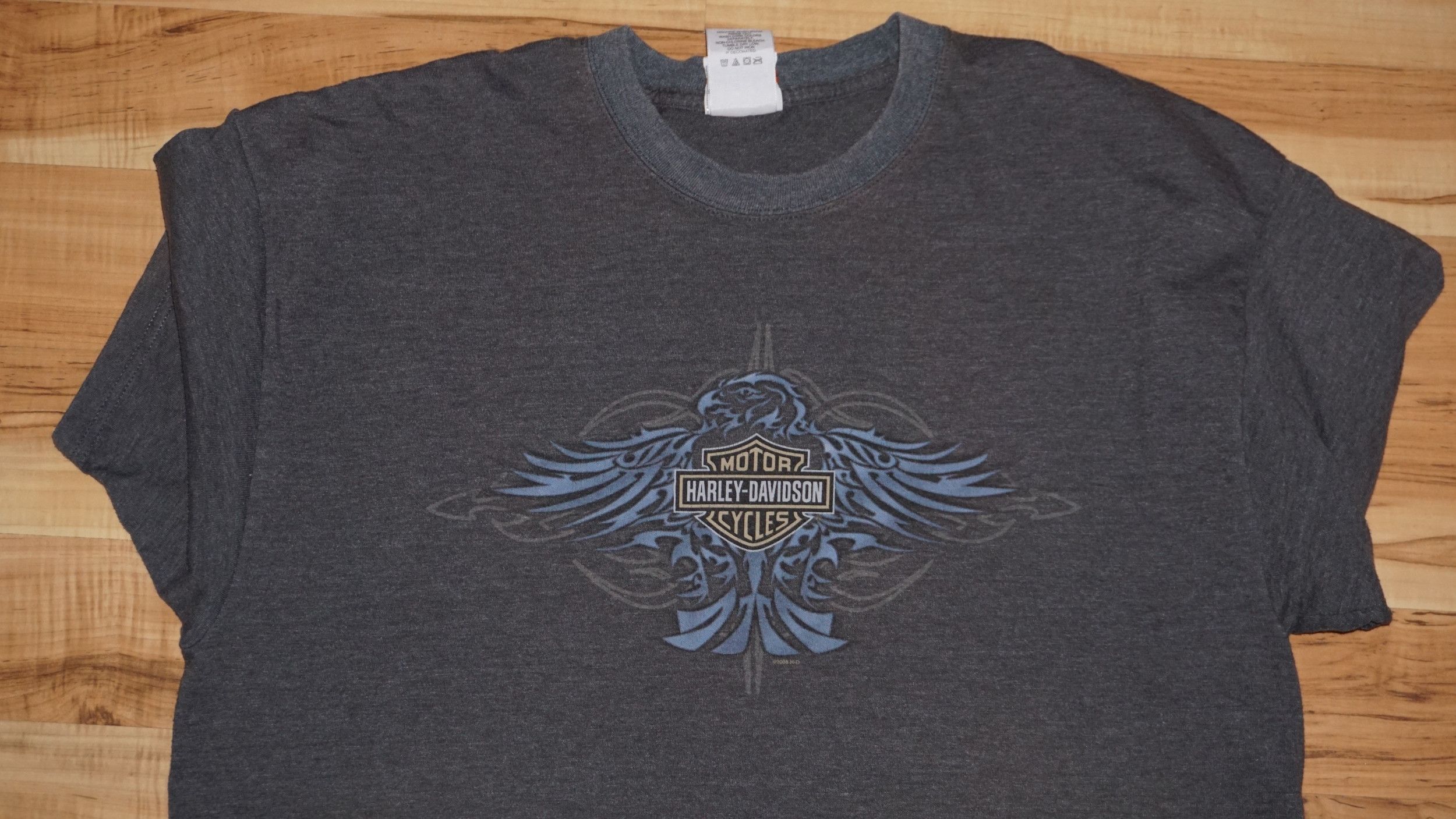 Harley Davidson Harley Davidson 2007 Vintage Factory Tour Tshirt Size US XL / EU 56 / 4 - 5 Thumbnail