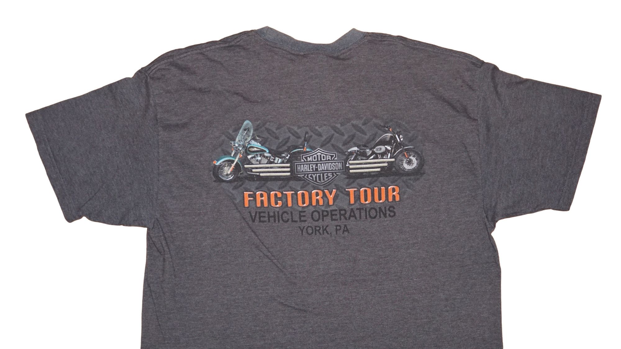 Harley Davidson Harley Davidson 2007 Vintage Factory Tour Tshirt Size US XL / EU 56 / 4 - 3 Thumbnail