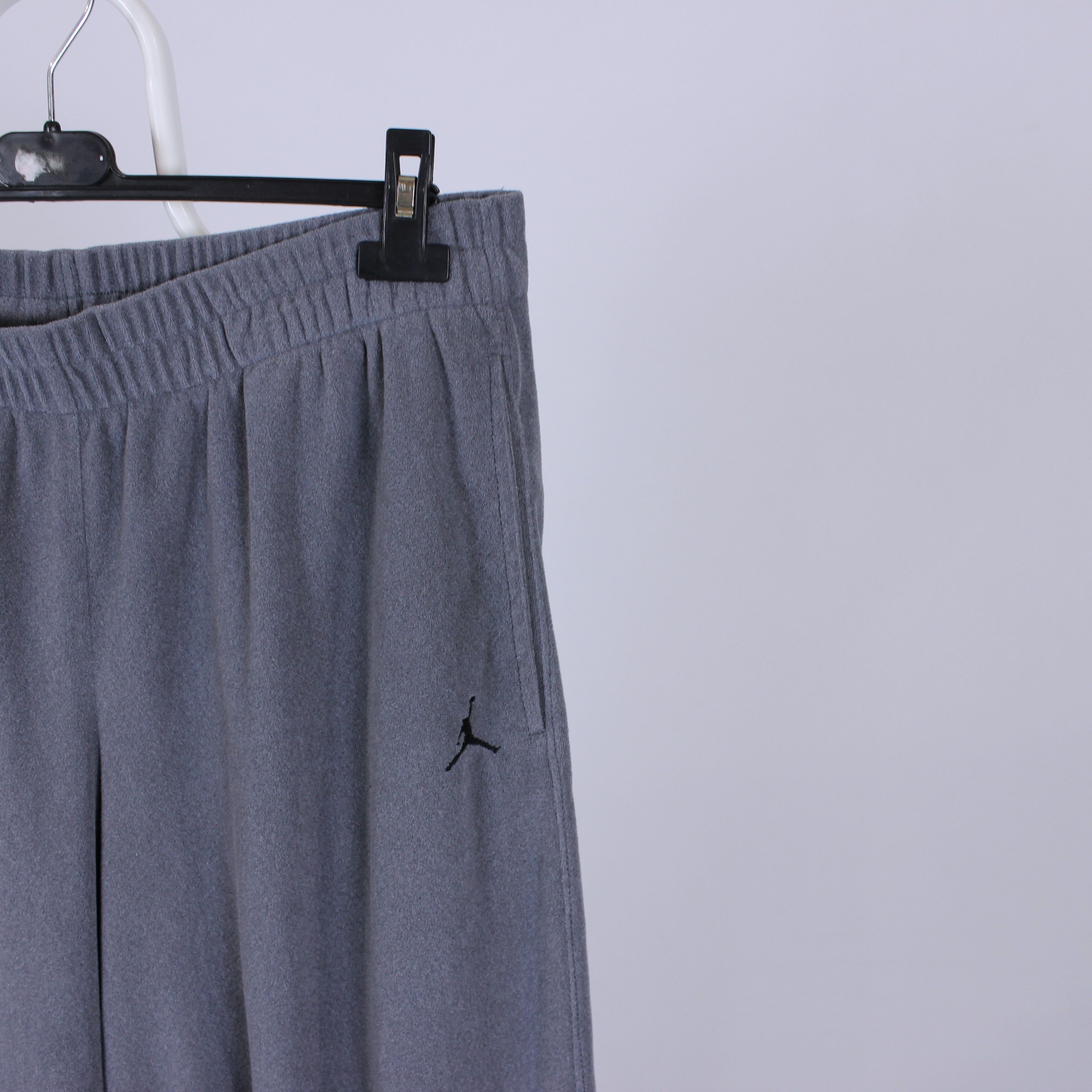 Jordan Brand Vintage air jorday fleece pants rare M L gray Size US 34 / EU 50 - 1 Thumbnail