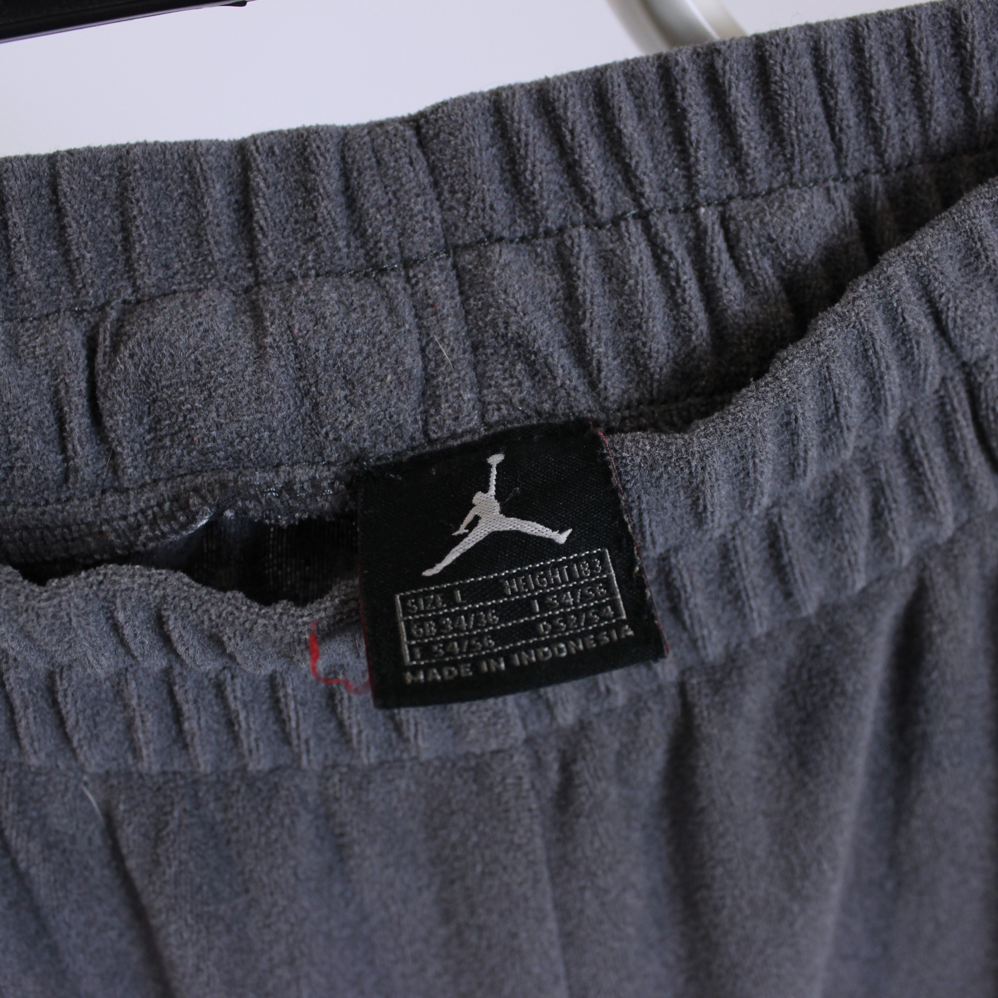 Jordan Brand Vintage air jorday fleece pants rare M L gray Size US 34 / EU 50 - 5 Thumbnail