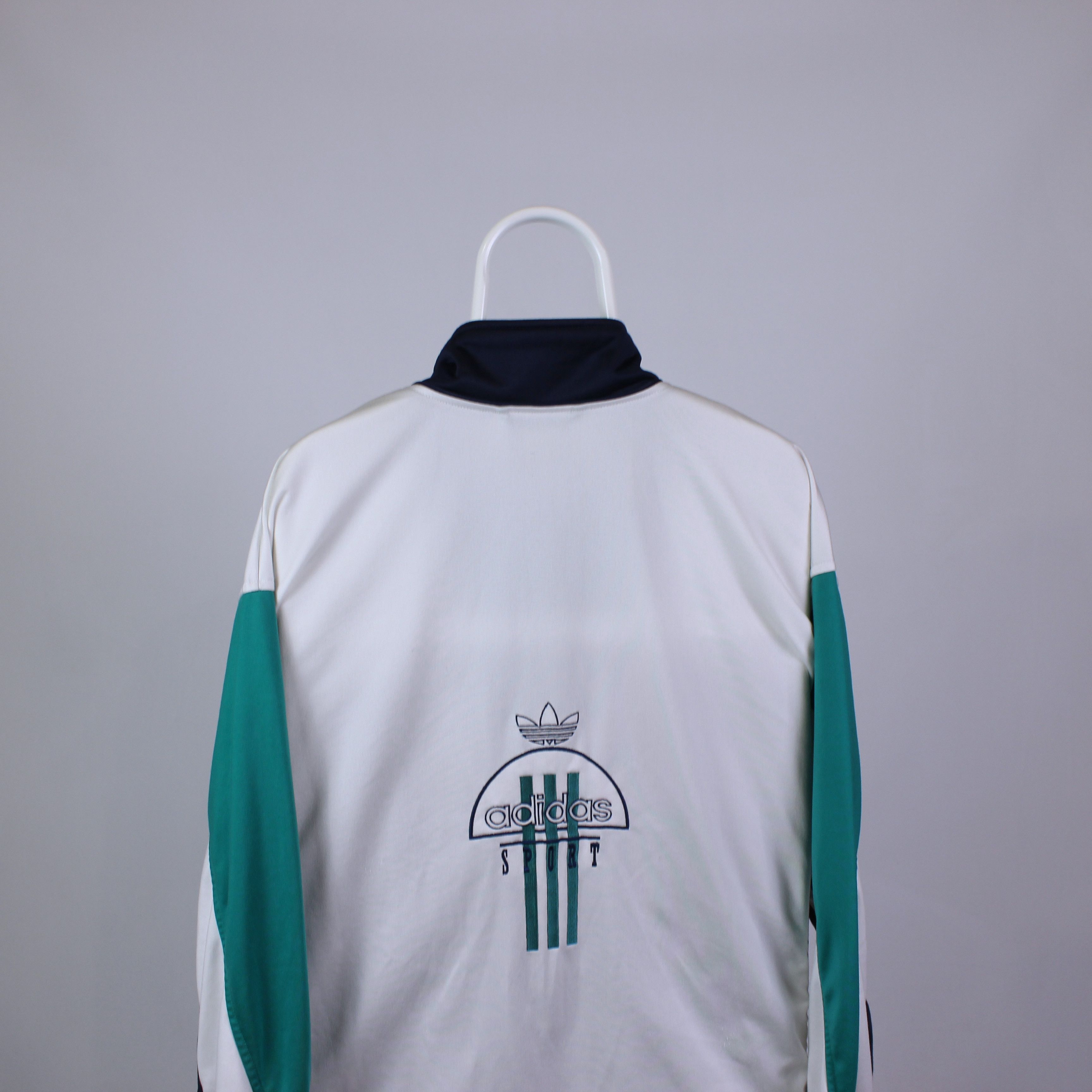 Adidas Vintage adidas tracksuit light jacket rare big logo Size US L / EU 52-54 / 3 - 6 Thumbnail