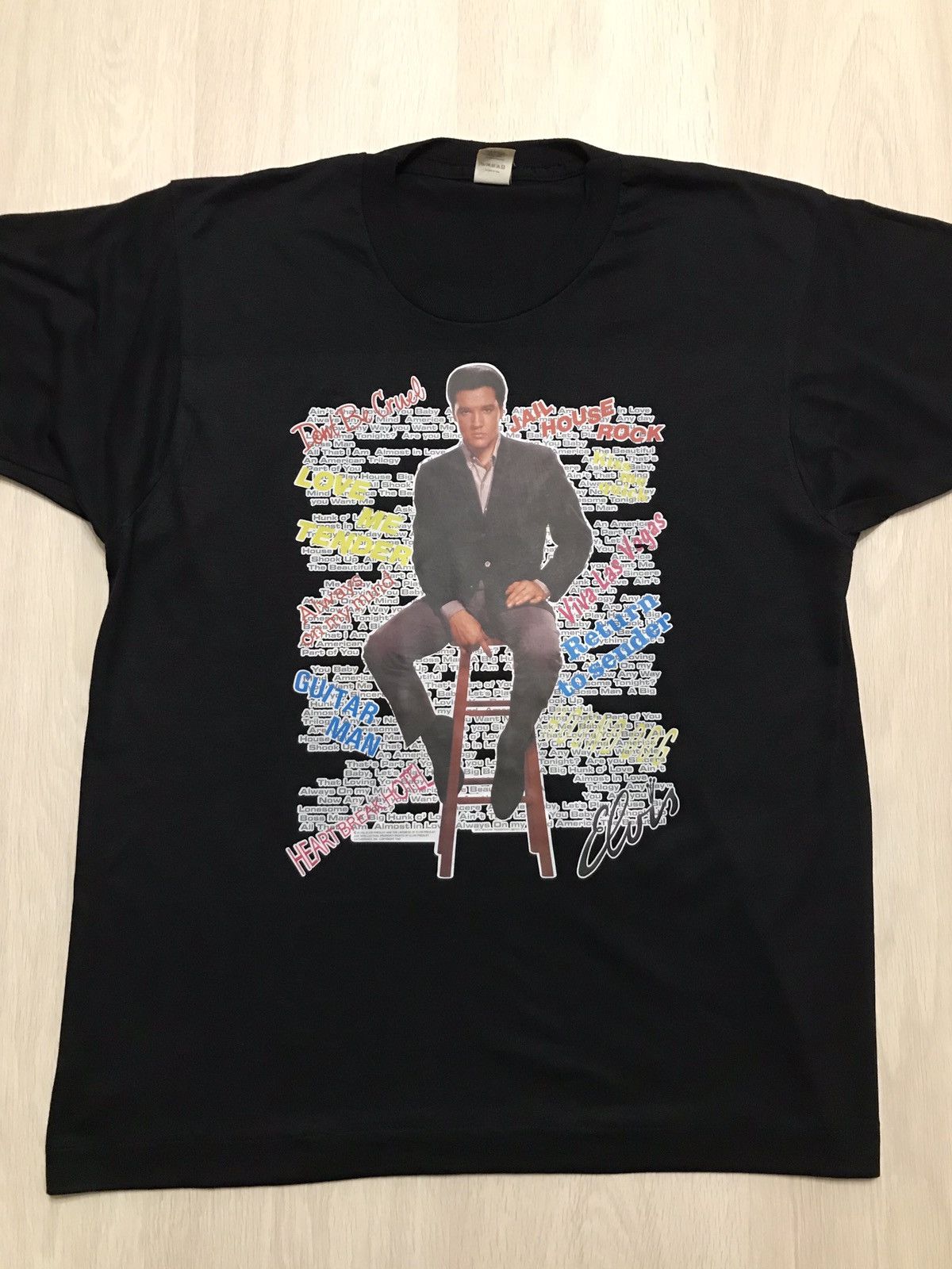 Band Tees Vintage Elvis Presley 1992 Stamp Band Tee Size US L / EU 52-54 / 3 - 1 Thumbnail