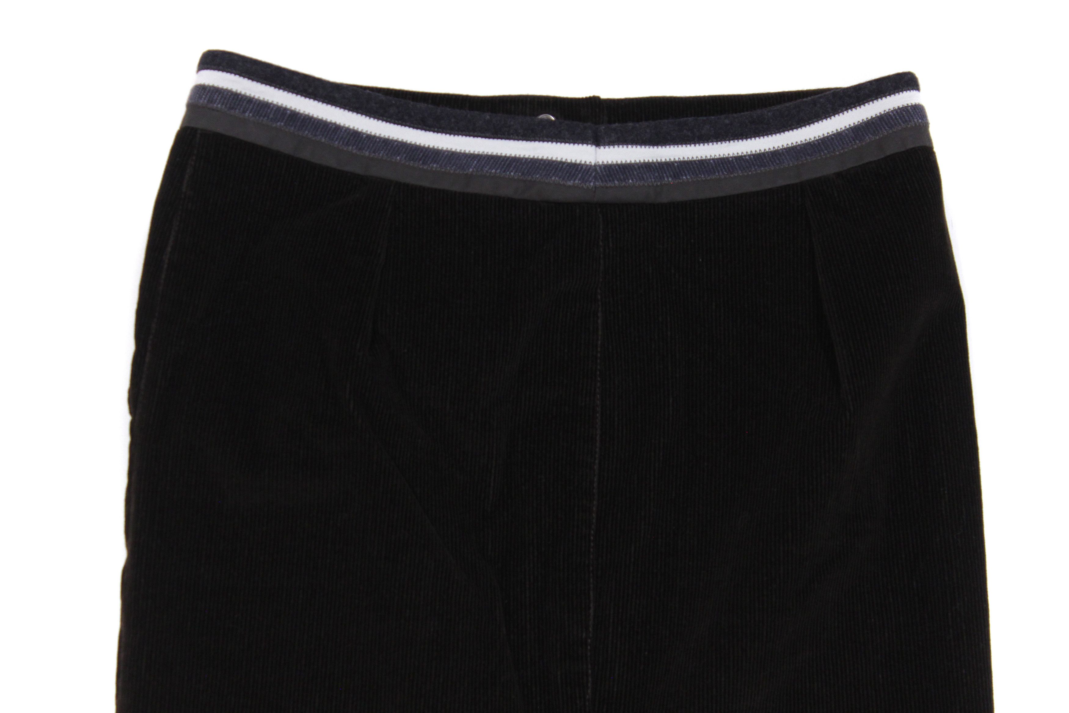 Prada 00S Corduroy Skirt Vintage Size 27" / US 4 / IT 40 - 4 Thumbnail