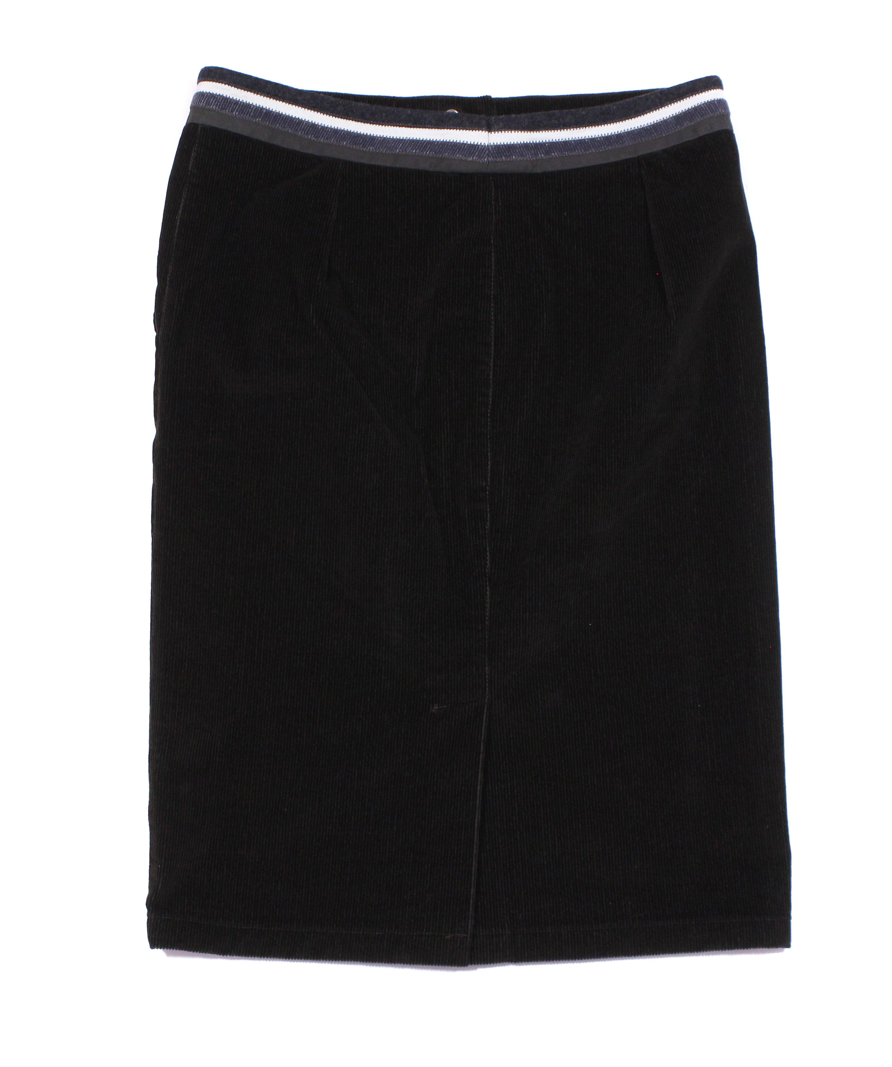 Prada 00S Corduroy Skirt Vintage Size 27" / US 4 / IT 40 - 2 Thumbnail