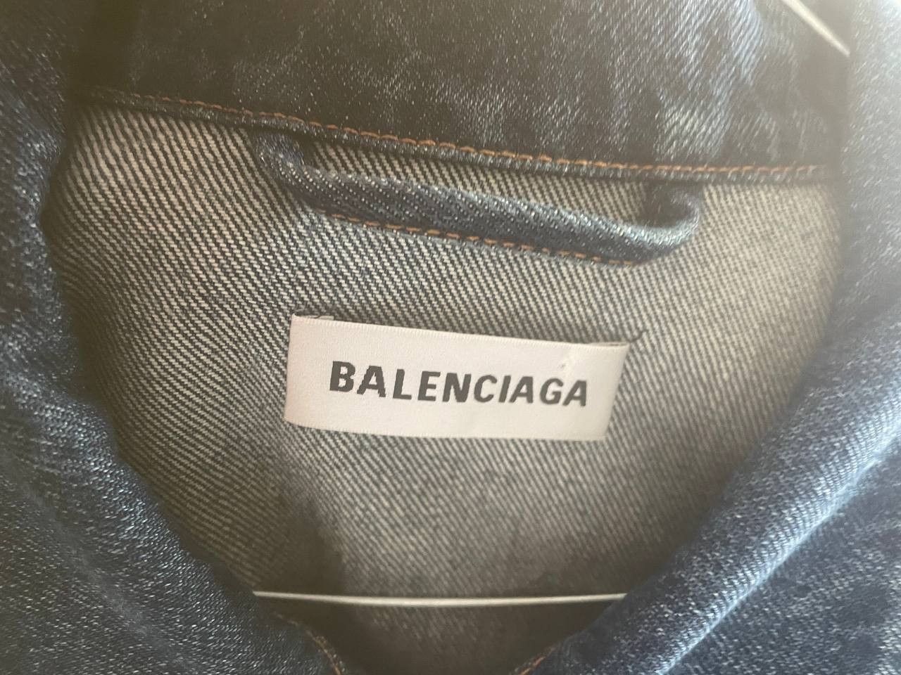 Balenciaga Upside down denim jacket BALENCIAGA Size US S / EU 44-46 / 1 - 8 Thumbnail