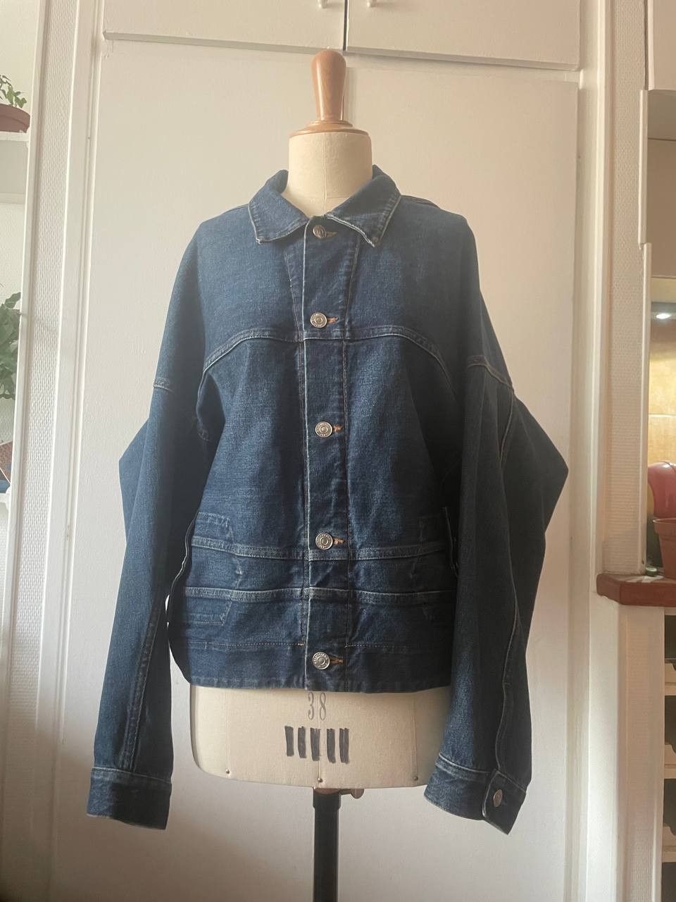 Balenciaga Upside down denim jacket BALENCIAGA Size US S / EU 44-46 / 1 - 3 Thumbnail