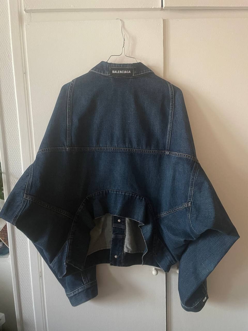 Balenciaga Upside down denim jacket BALENCIAGA Size US S / EU 44-46 / 1 - 4 Thumbnail