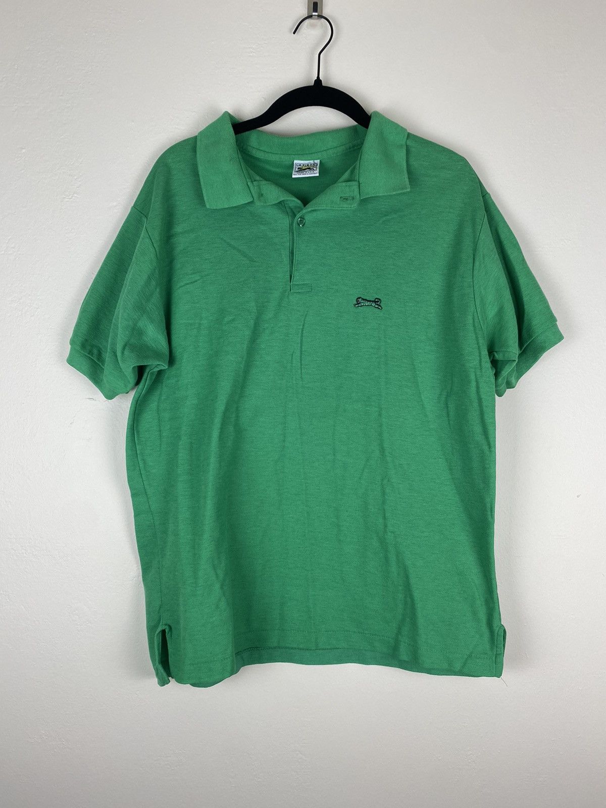 Vintage Vintage Rare Le Tigre Polo Shirt Green Made In Usa | Grailed