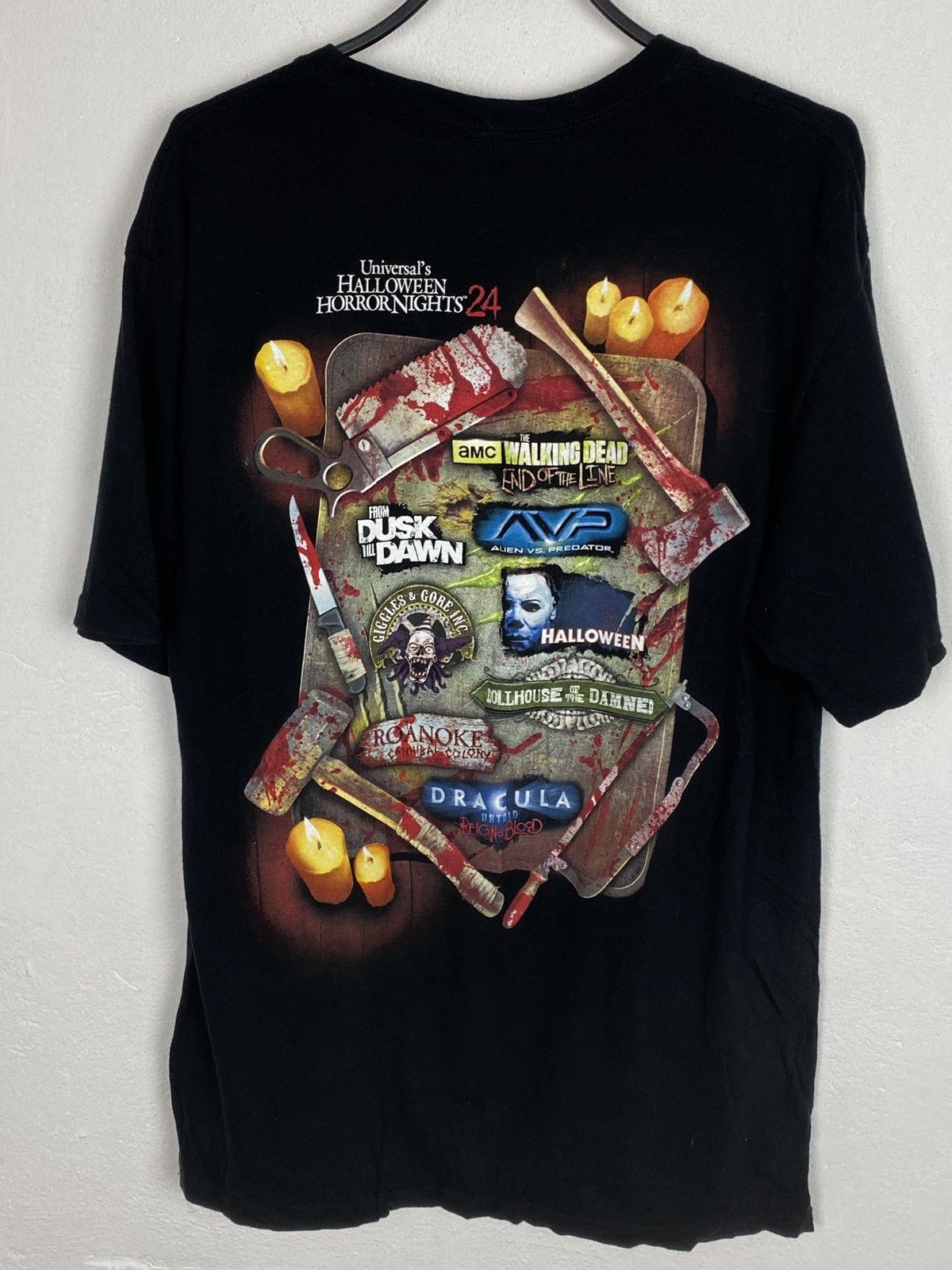 Universal Studios Universal's Halloween Horror Nights 24 2014 T-Shirt In Black Size US L / EU 52-54 / 3 - 1 Thumbnail