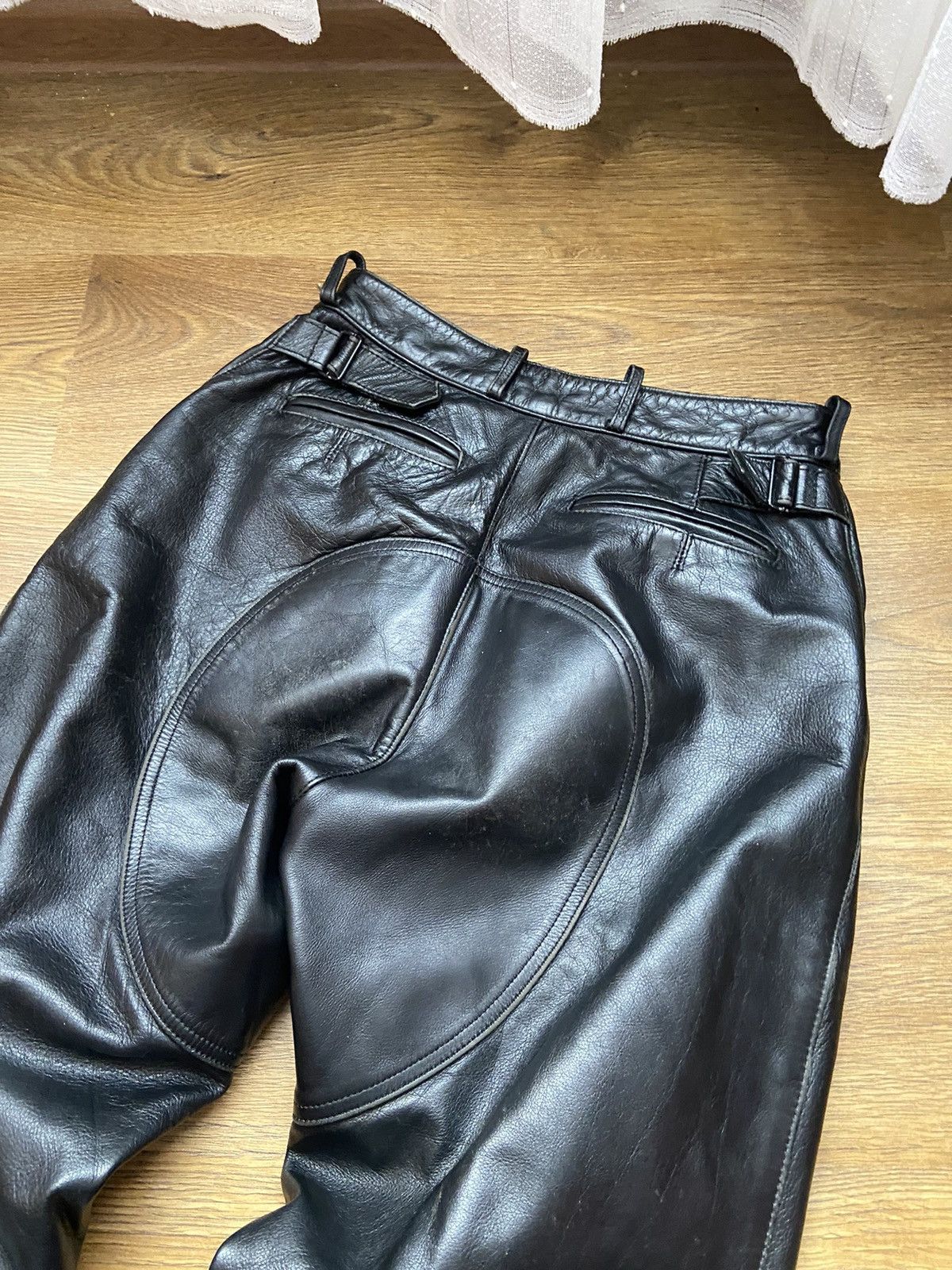 Vintage Vintage leather pants moto rare y2k Size US 34 / EU 50 - 3 Thumbnail