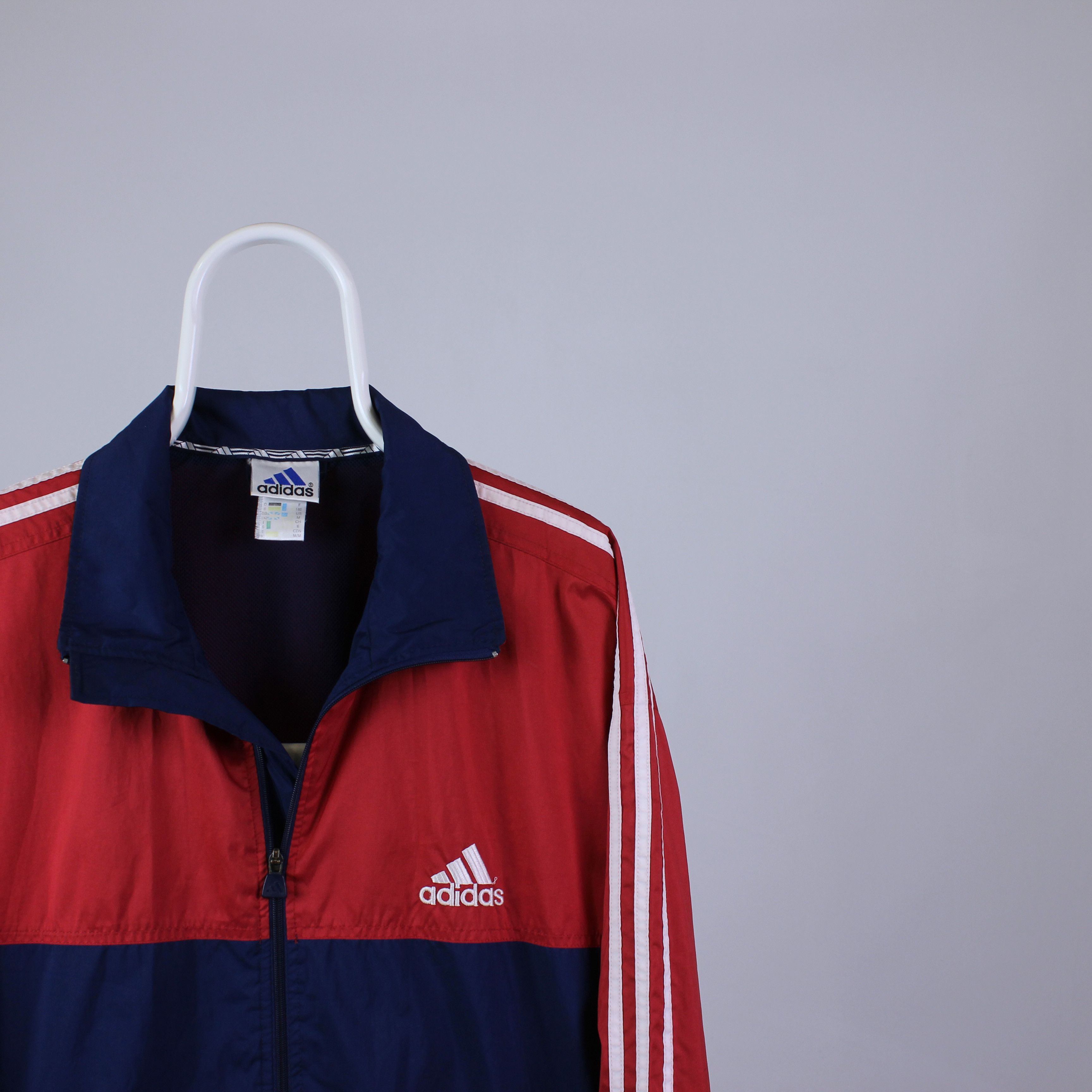 Adidas Vintage Adidas light jacket rare tracksuit Size US L / EU 52-54 / 3 - 2 Thumbnail