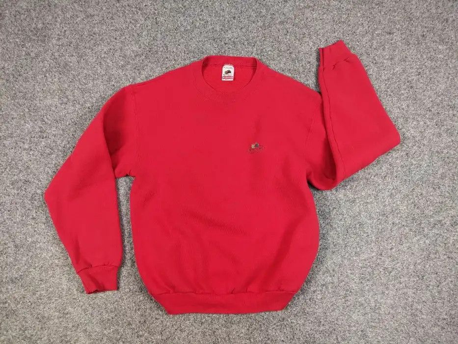 Fruit Of The Loom Vintage 80's Fruit Of The Loom USA Blank Crewneck Sweatshirt Size US M / EU 48-50 / 2 - 5 Thumbnail