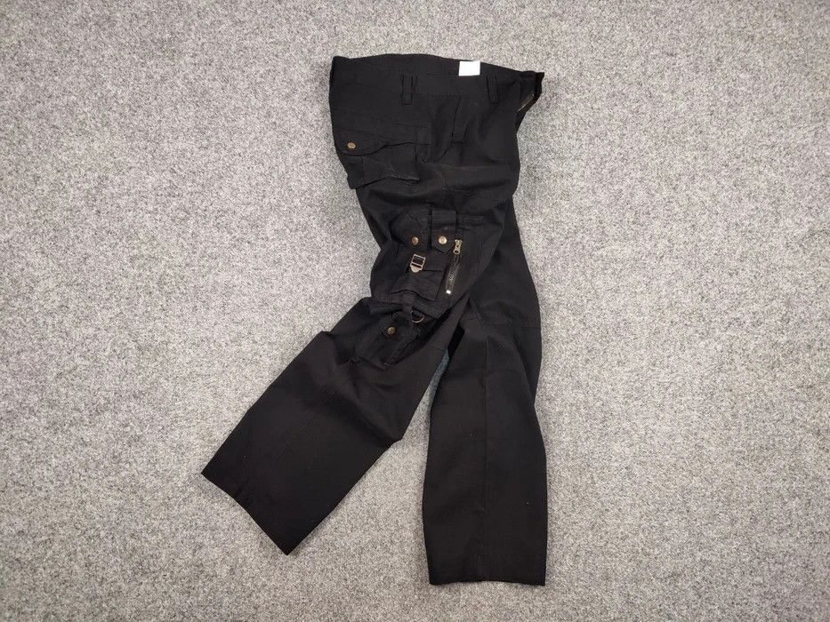 Japanese Brand Vintage 90's Cargo Pants Travis Scott Japan Zip Pocket Size US 34 / EU 50 - 6 Thumbnail