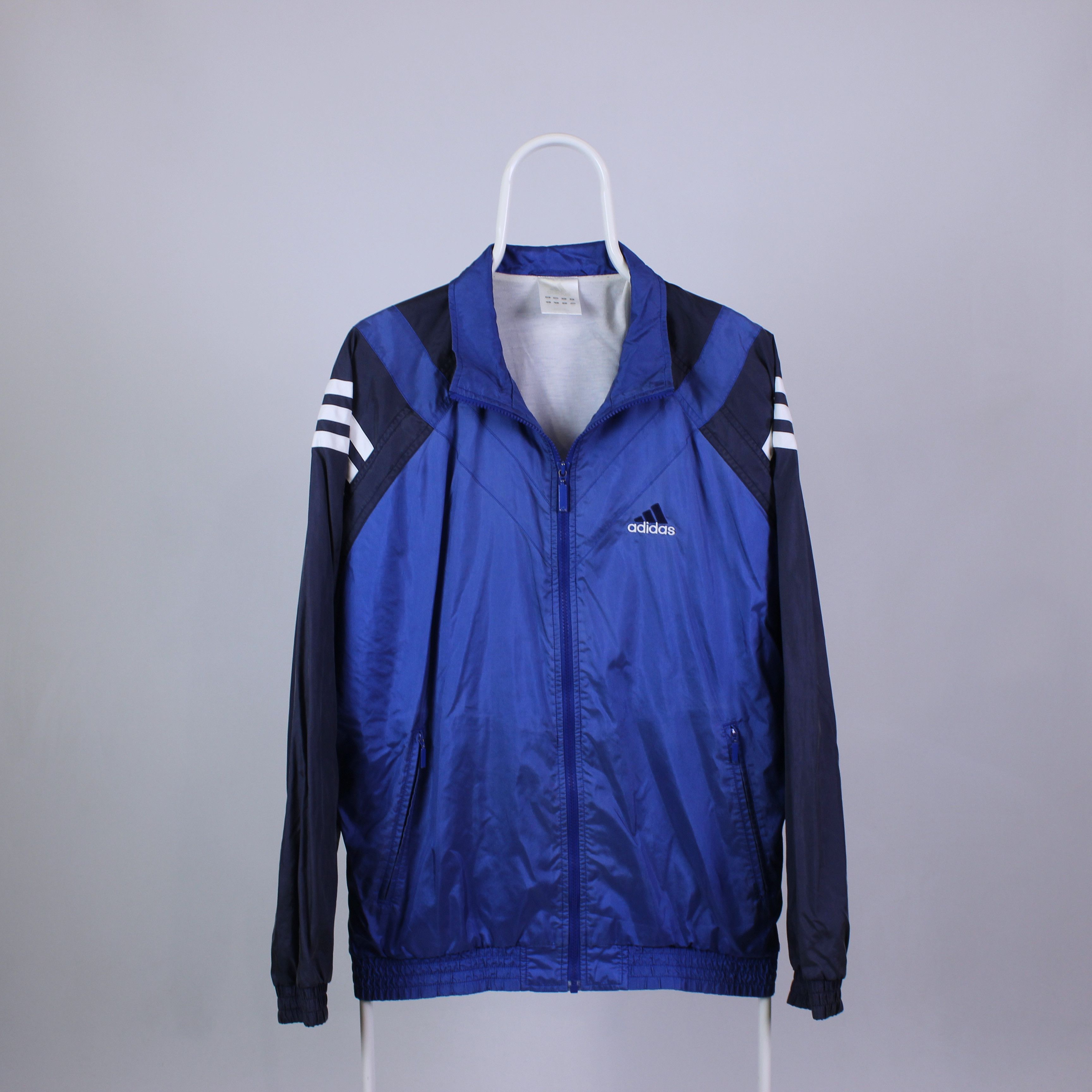 00'S adidas back logo jersey track jacket men's size L unclear gray type Vintage Second Hand