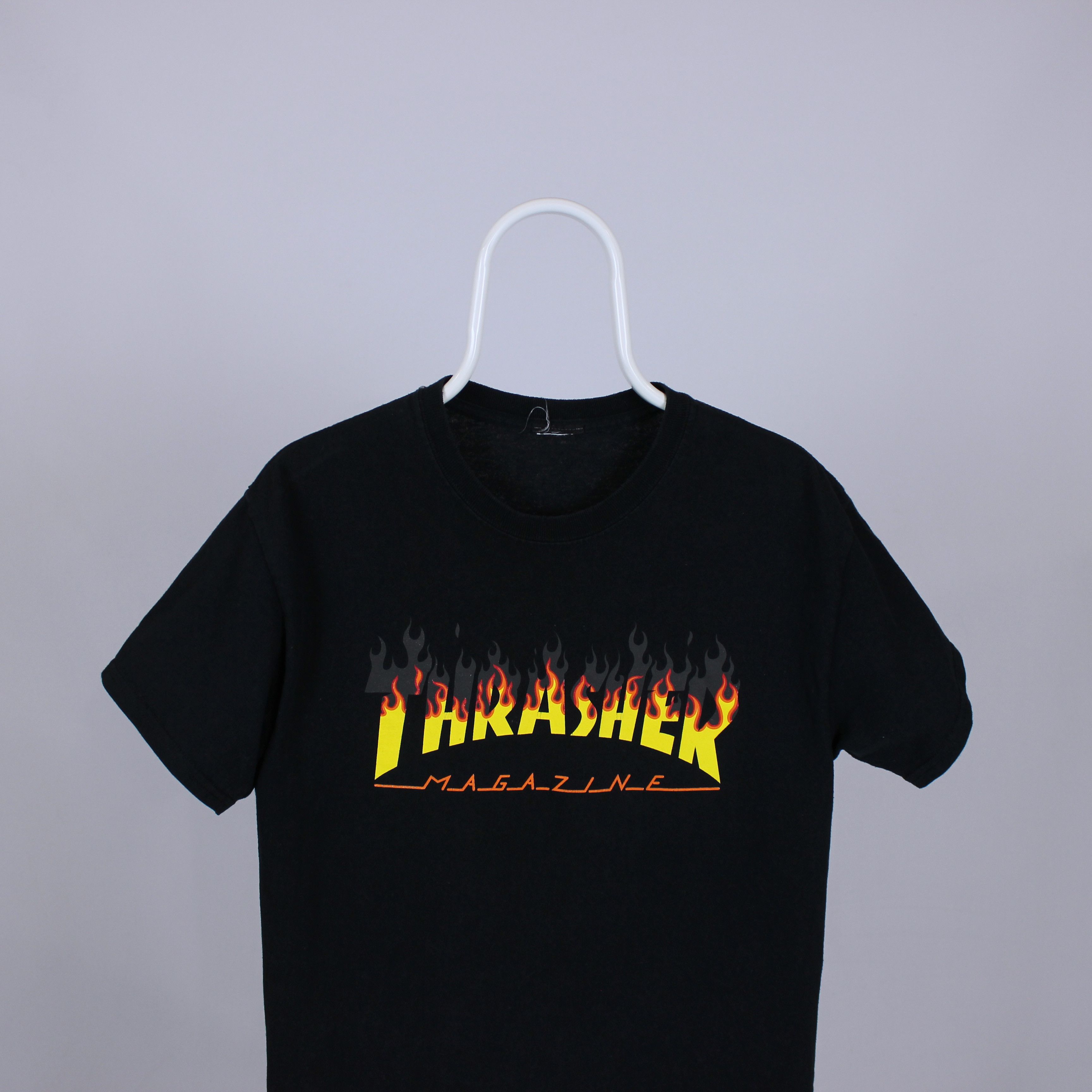 Thrasher Trasher vintage big logo t shirt rare L XL Size US M / EU 48-50 / 2 - 1 Thumbnail