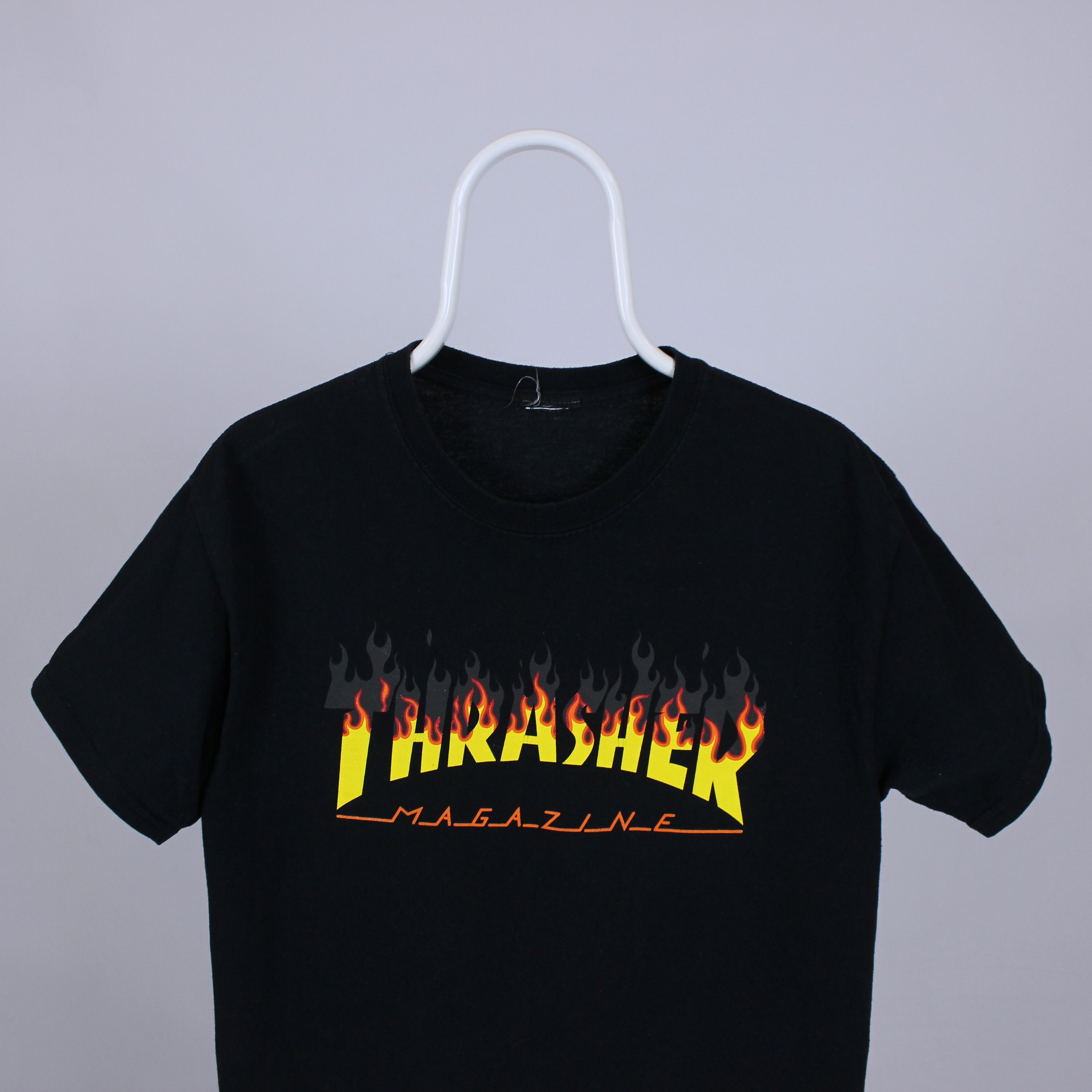 Thrasher Trasher vintage big logo t shirt rare L XL Size US M / EU 48-50 / 2 - 2 Thumbnail