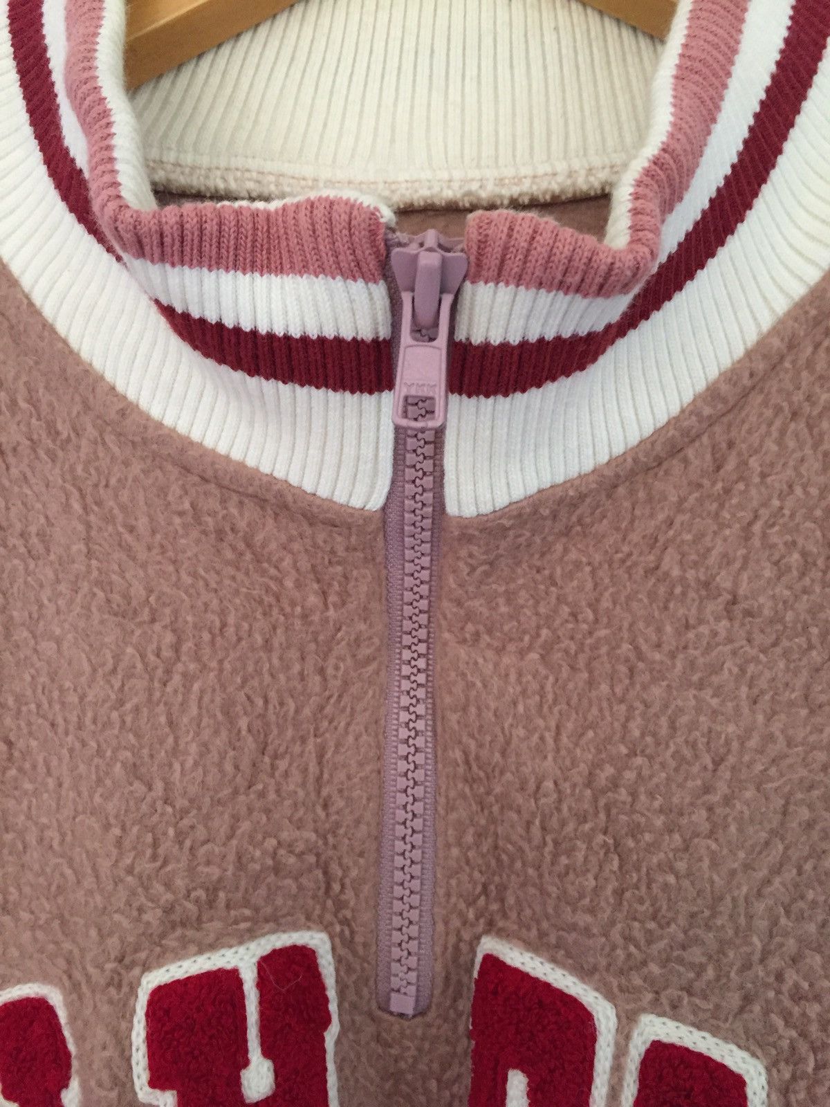 Japanese Brand Vintage Karl Helmut Quarter Zipper Fleece Jacket Size US L / EU 52-54 / 3 - 5 Thumbnail