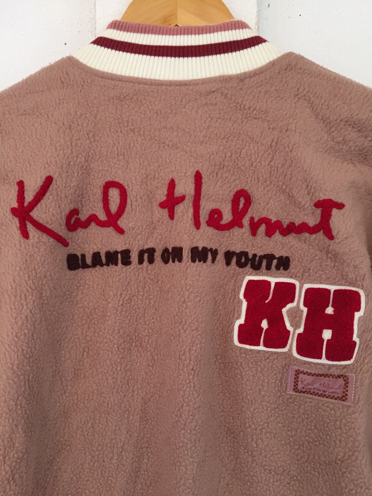 Japanese Brand Vintage Karl Helmut Quarter Zipper Fleece Jacket Size US L / EU 52-54 / 3 - 4 Thumbnail