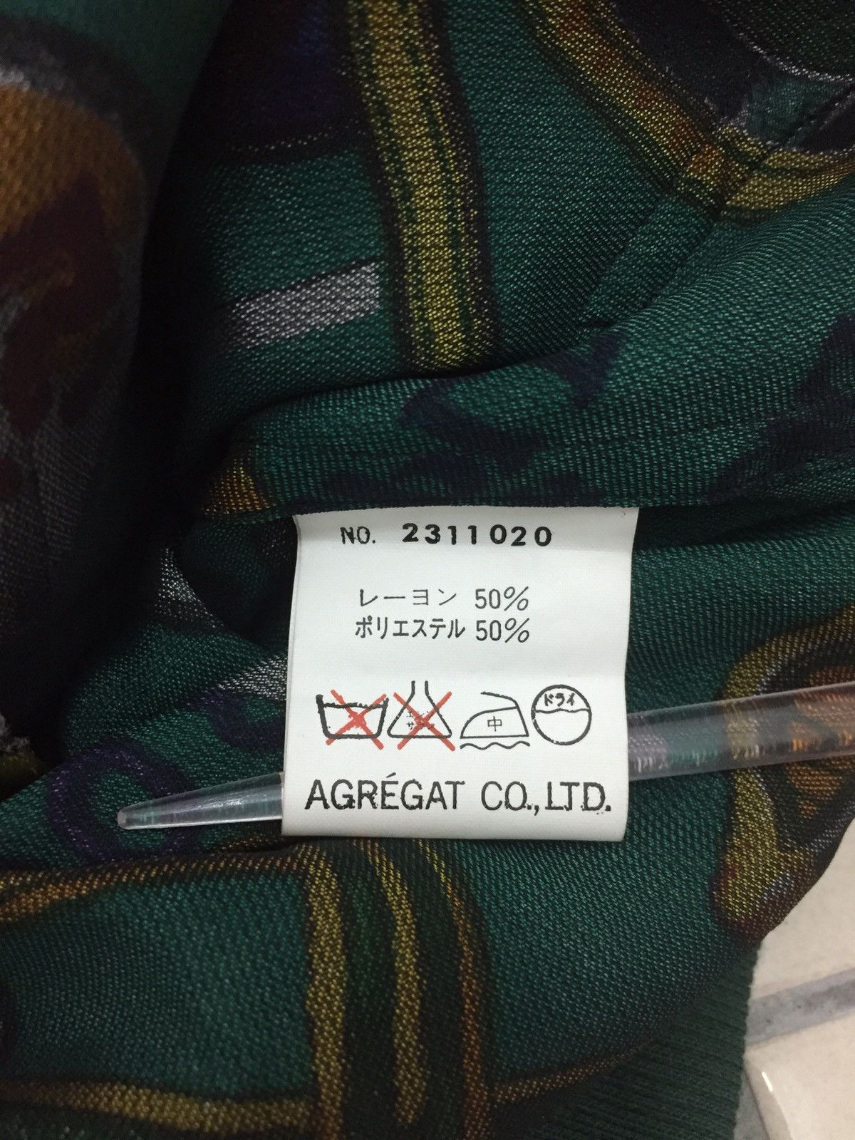 Japanese Brand Vintage Norihisa Ota Overprint Rayon Jacket Size L / US 10 / IT 46 - 8 Thumbnail