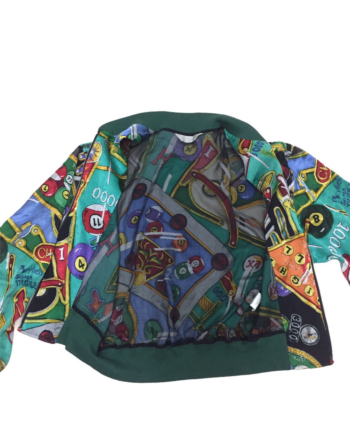 Japanese Brand Vintage Norihisa Ota Overprint Rayon Jacket Size L / US 10 / IT 46 - 2 Thumbnail