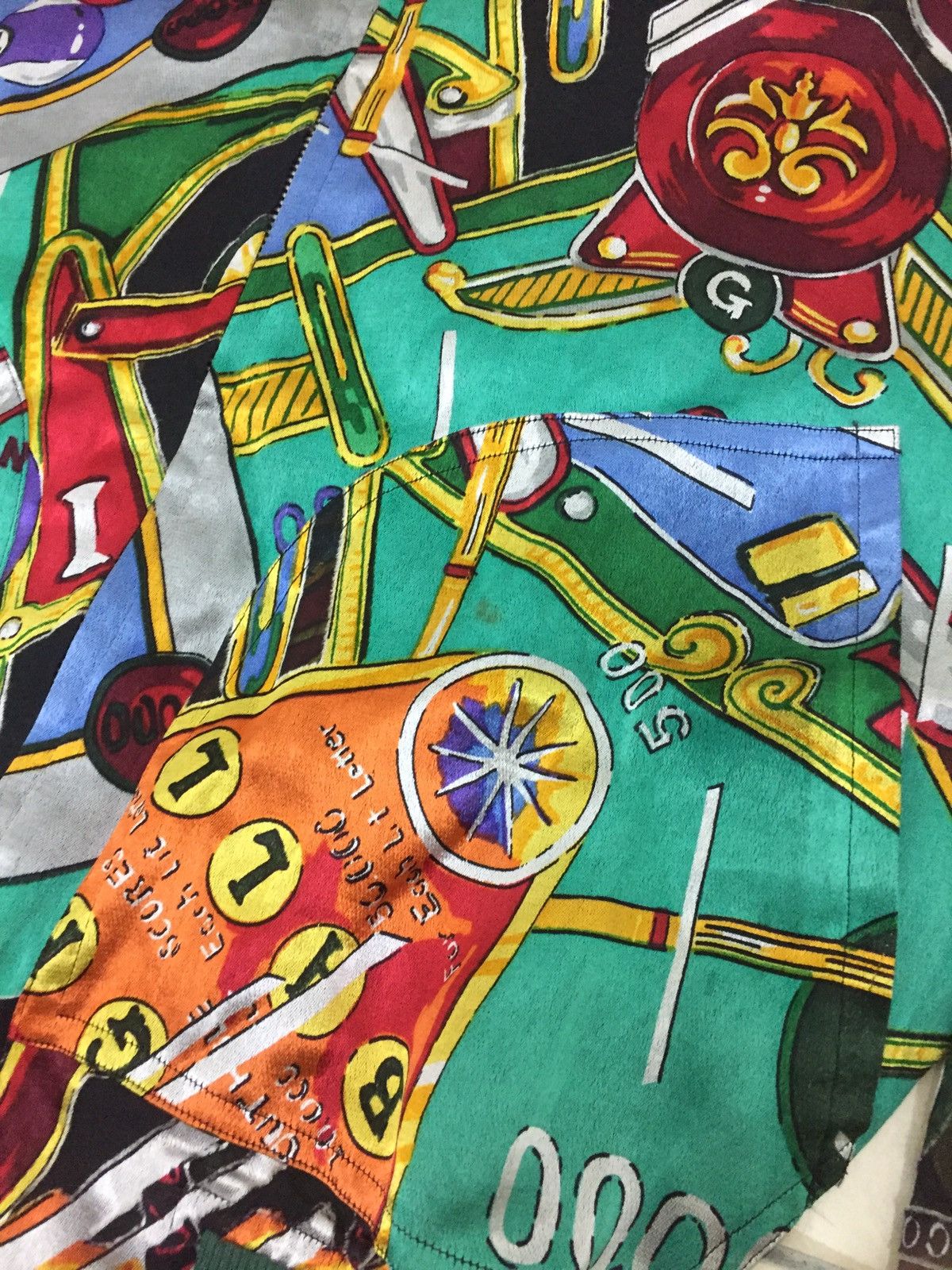 Japanese Brand Vintage Norihisa Ota Overprint Rayon Jacket Size L / US 10 / IT 46 - 5 Thumbnail