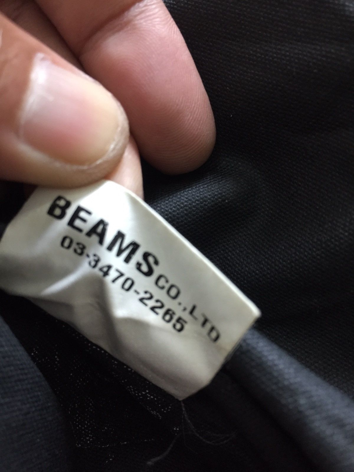Beams Plus Vintage Beams Wax Black Jacket With Hook Fastener Size US M / EU 48-50 / 2 - 10 Thumbnail