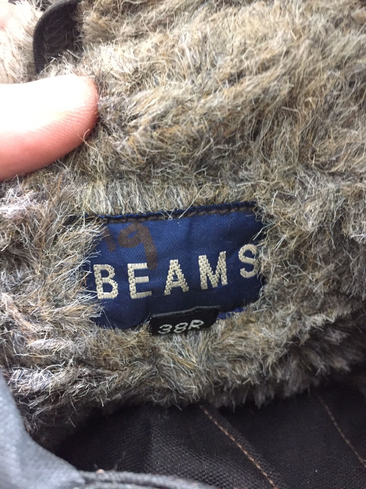 Beams Plus Vintage Beams Wax Black Jacket With Hook Fastener Size US M / EU 48-50 / 2 - 9 Thumbnail